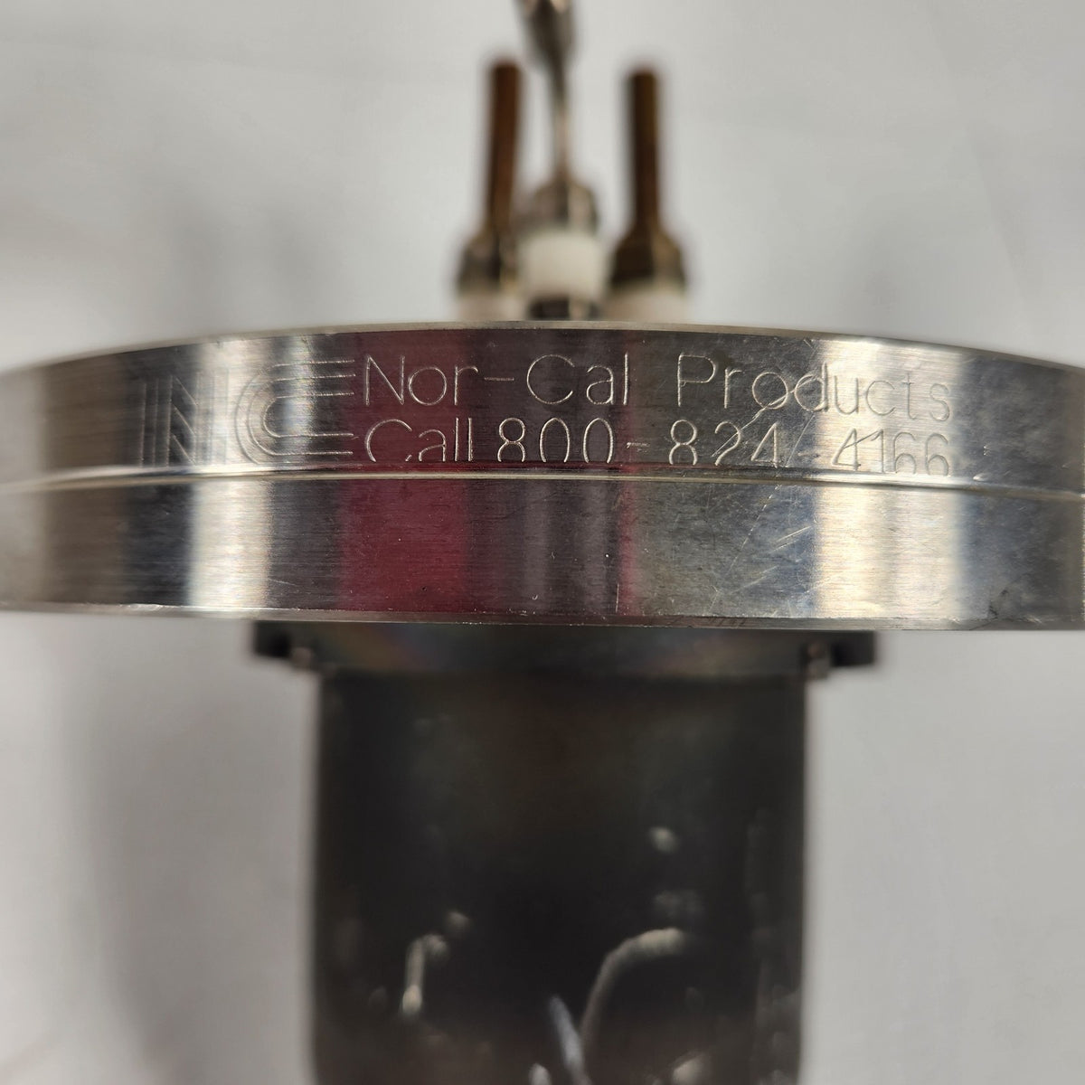 Nor-Cal Products 6" CF UHV Vacuum Source Feedthrough Assembly Electrical Gas