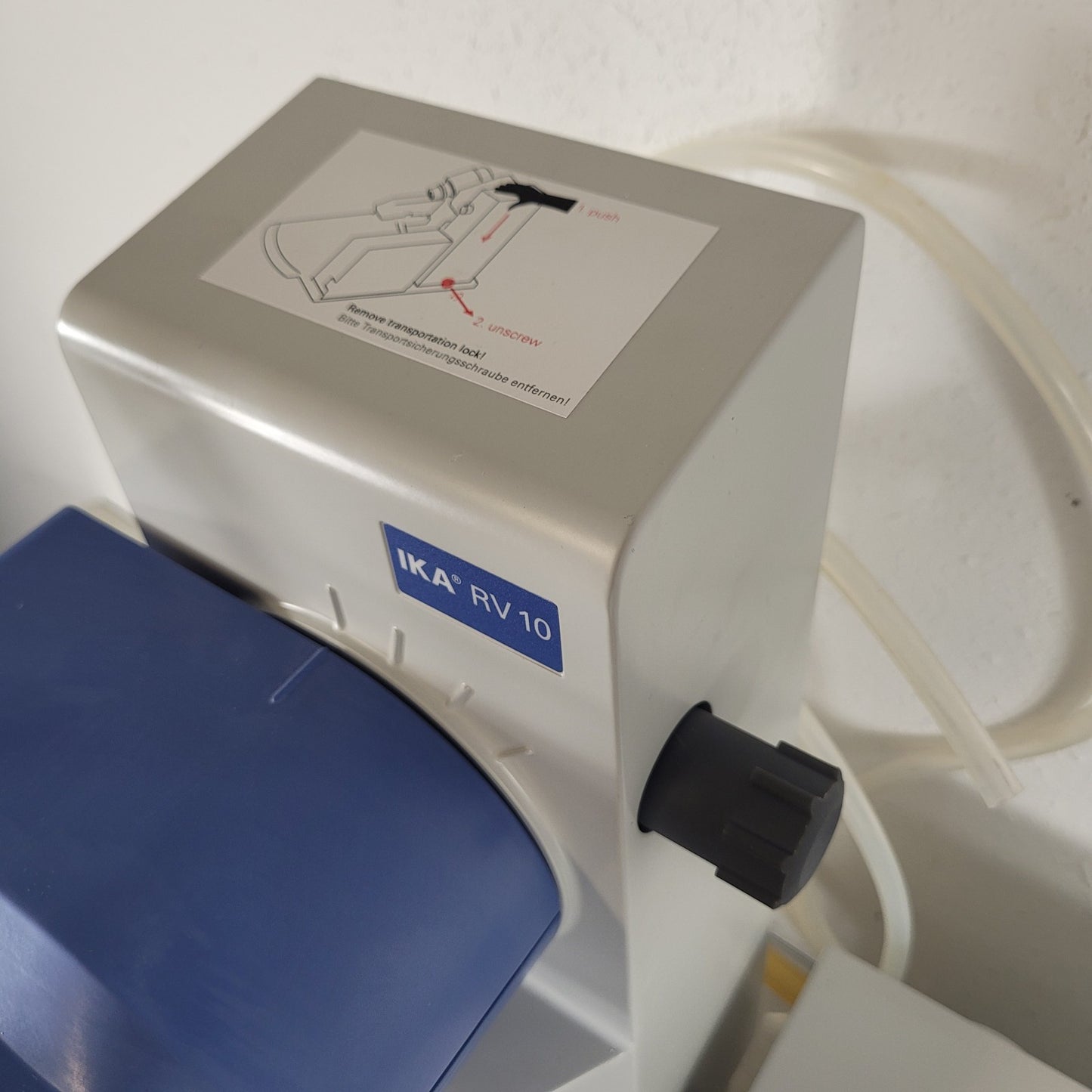 IKA RV 10 Control Rotary Evaporator Rotovap w/ Condenser 1L Flask No Bath