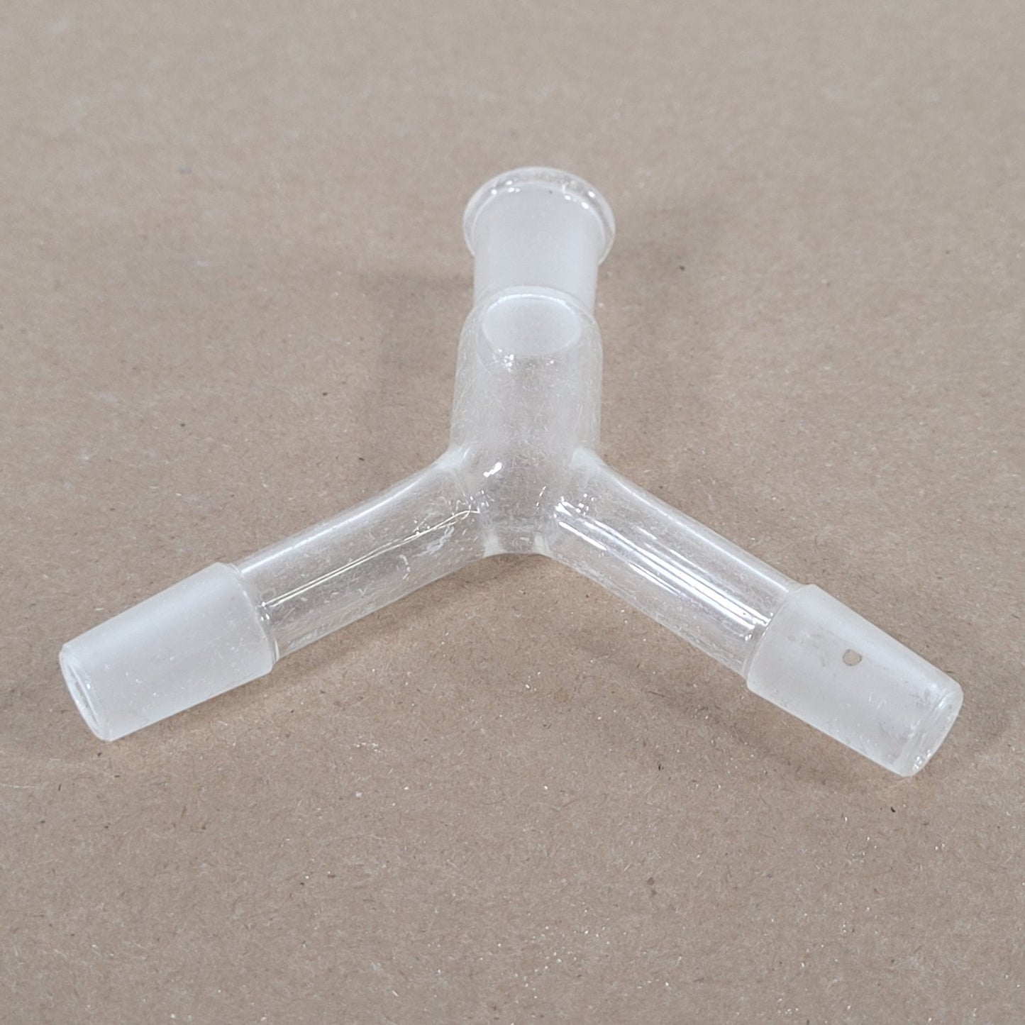 Lot of 3 Chemglass AF-0502-01 Airfree Schlenk 3-Way Adapters 14/20