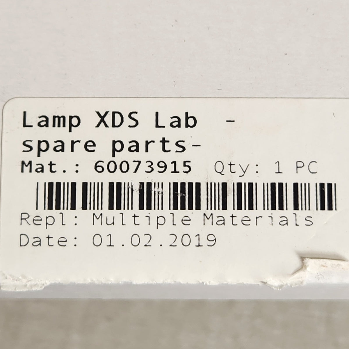 FOSS 60073915 XDS NIRS 12V 50W Replacement Lamp Bulb w/ Instructions