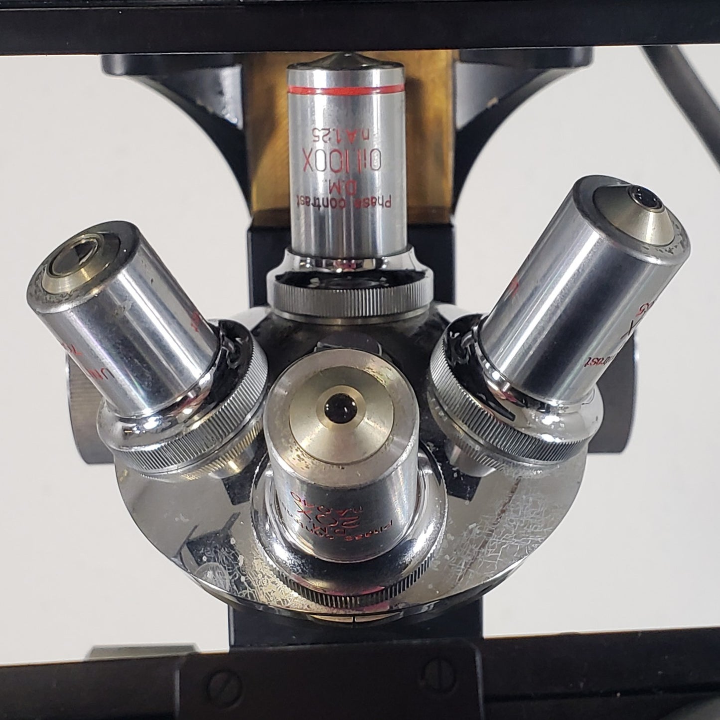 TESTED Vintage Unitron BU-13 Inverted Microscope BI-2272 10x-100x Objectives