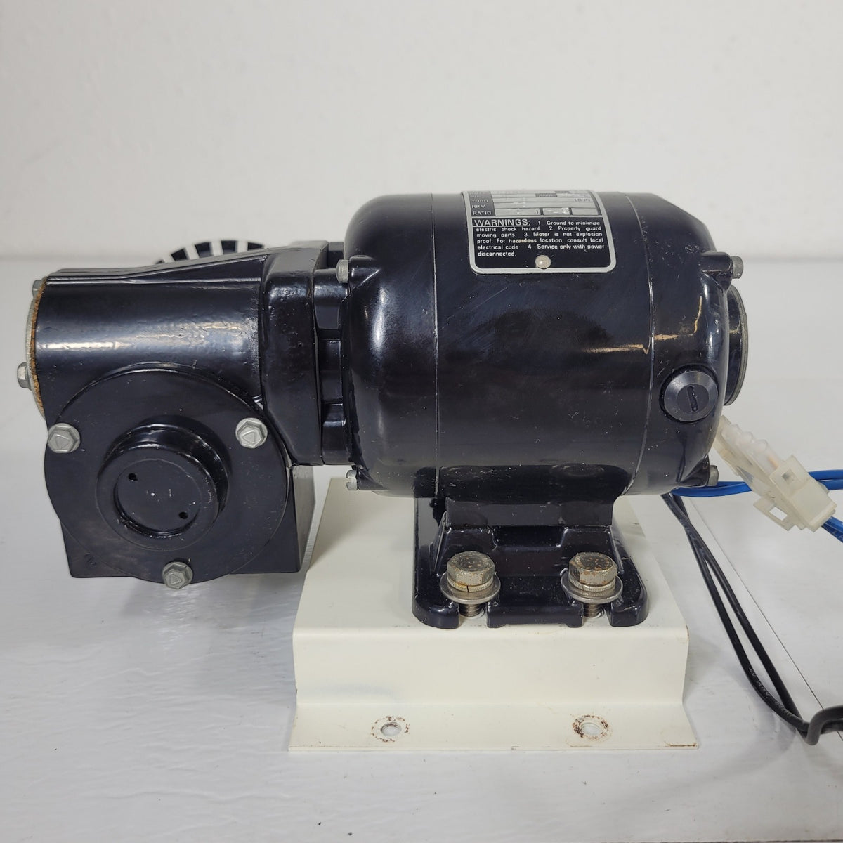Bodine NSH-12RH P0465462 DC Gearmotor 115VDC 173RPM 10:1 1/50HP 4.8 lb-in
