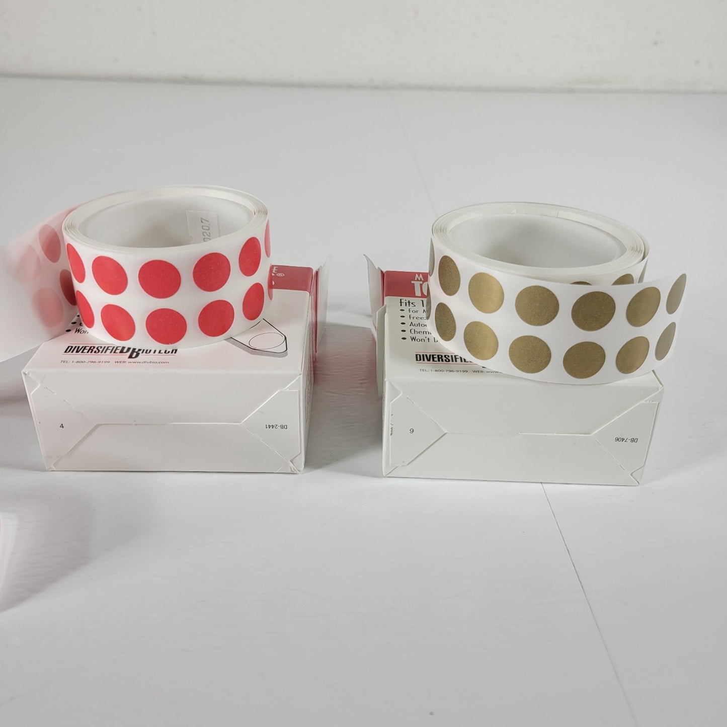 MICROTUBE T-SPOTS-50R & T-SPOTS-50D 1/2" Diameter For Microtube Labeling