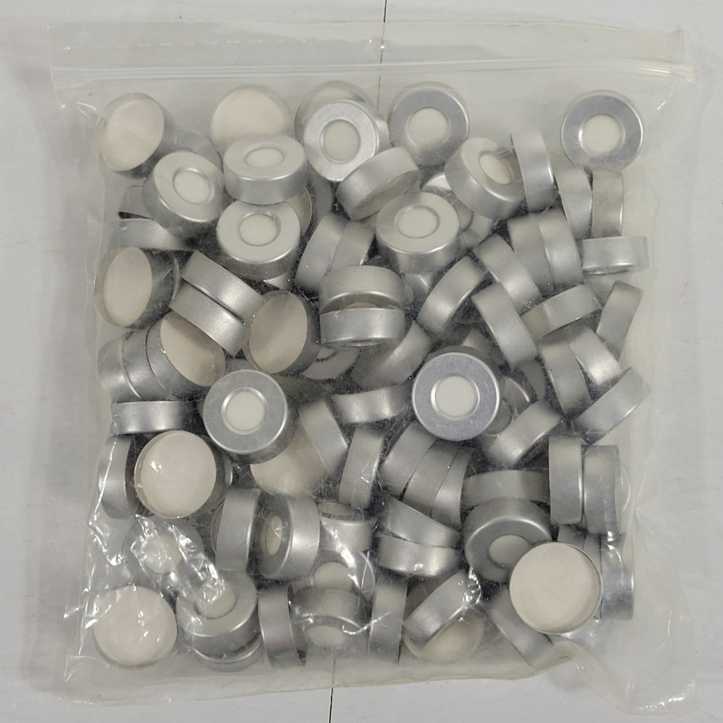 Agilent 5040-4669 Manual Crimper + 5183-4477 20mm PTFE/Silicone Caps 100pk
