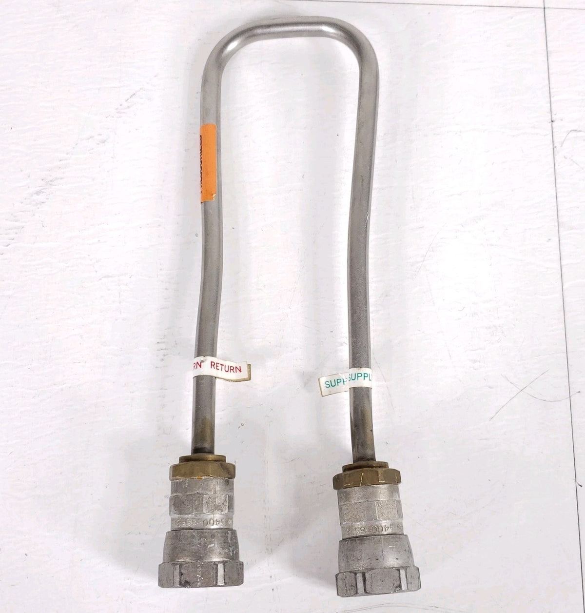 Aeroquip 5400-S5-8 Cryopump Helium Jumper U-Tube Dual 1/2" Couplings