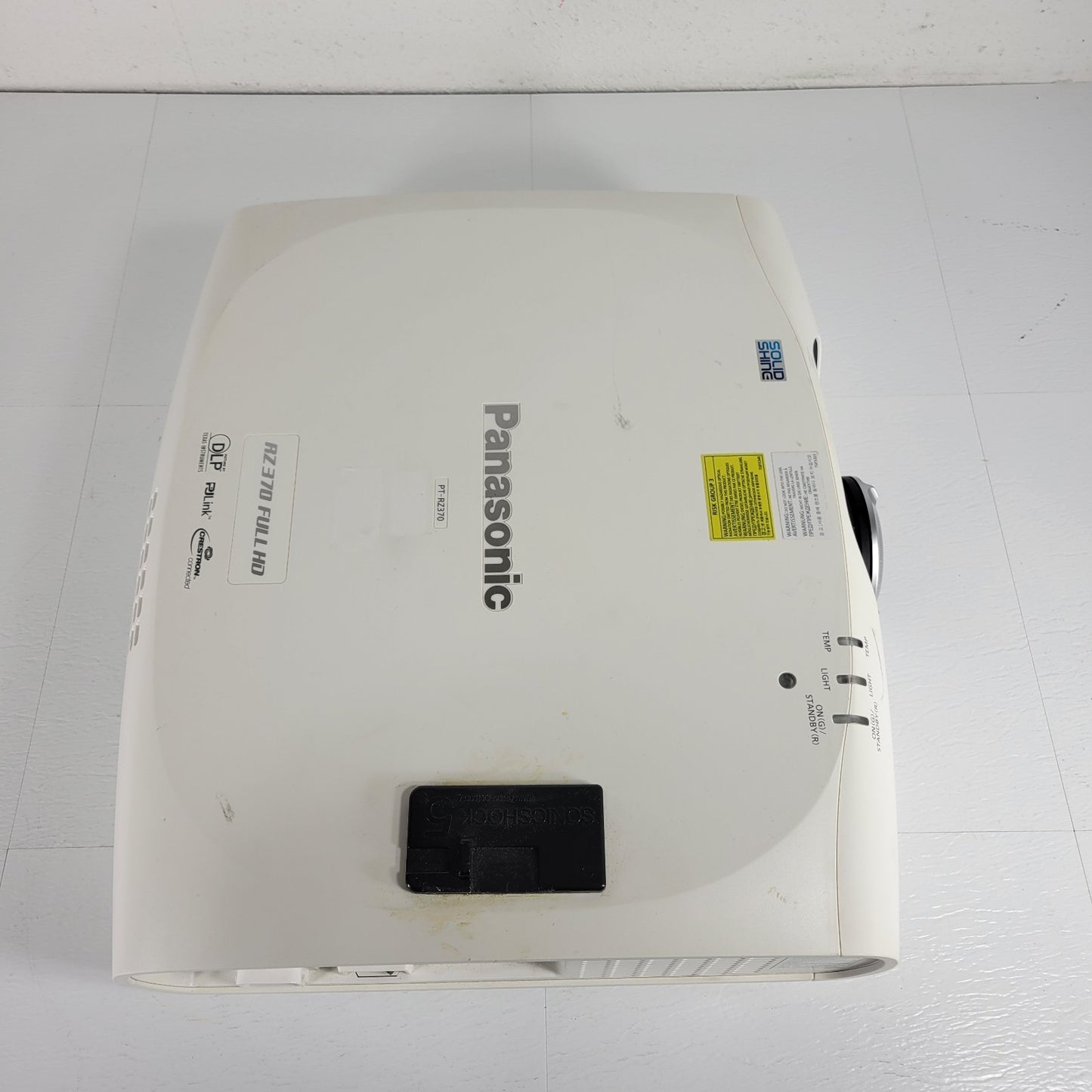 Tested 2215 Lamp Hours Panasonic PT-RZ370 Projector 1080p 3500 Lumen DLP HDMI