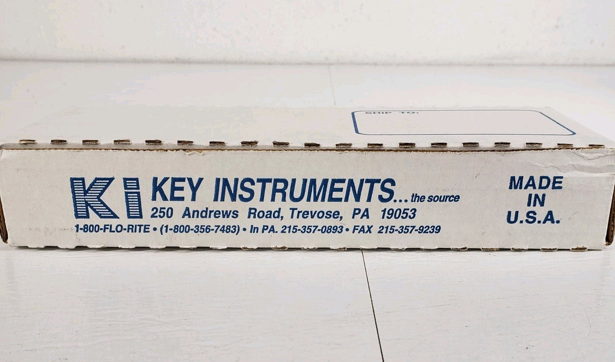 Key Instruments GS60710 65mm Glass Tube Flowmeter 6000 CCM Air Panel Mount
