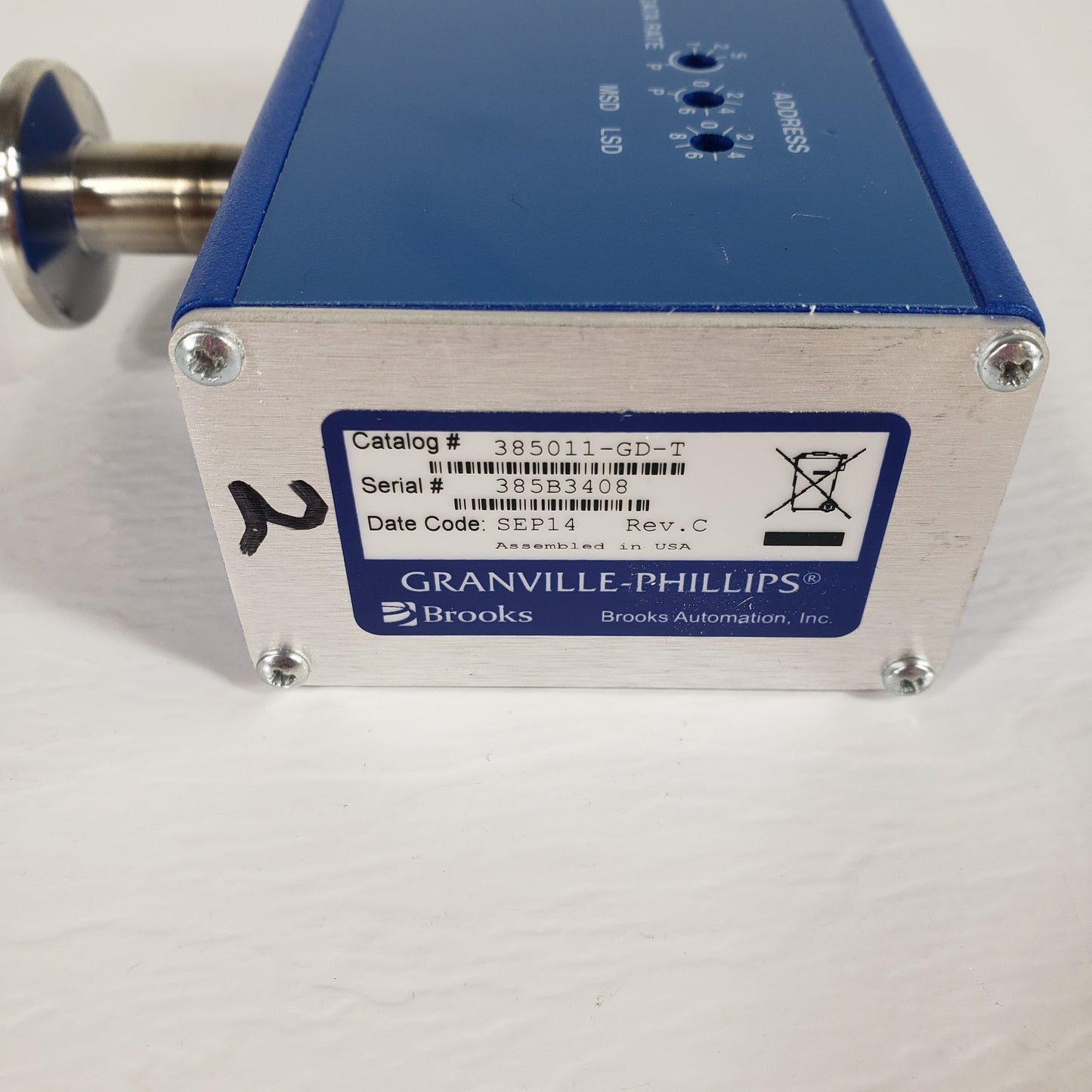 TESTED WORKS MKS Granville-Phillips 385011-GD-T Convectron ATM Vacuum Gauge KF16
