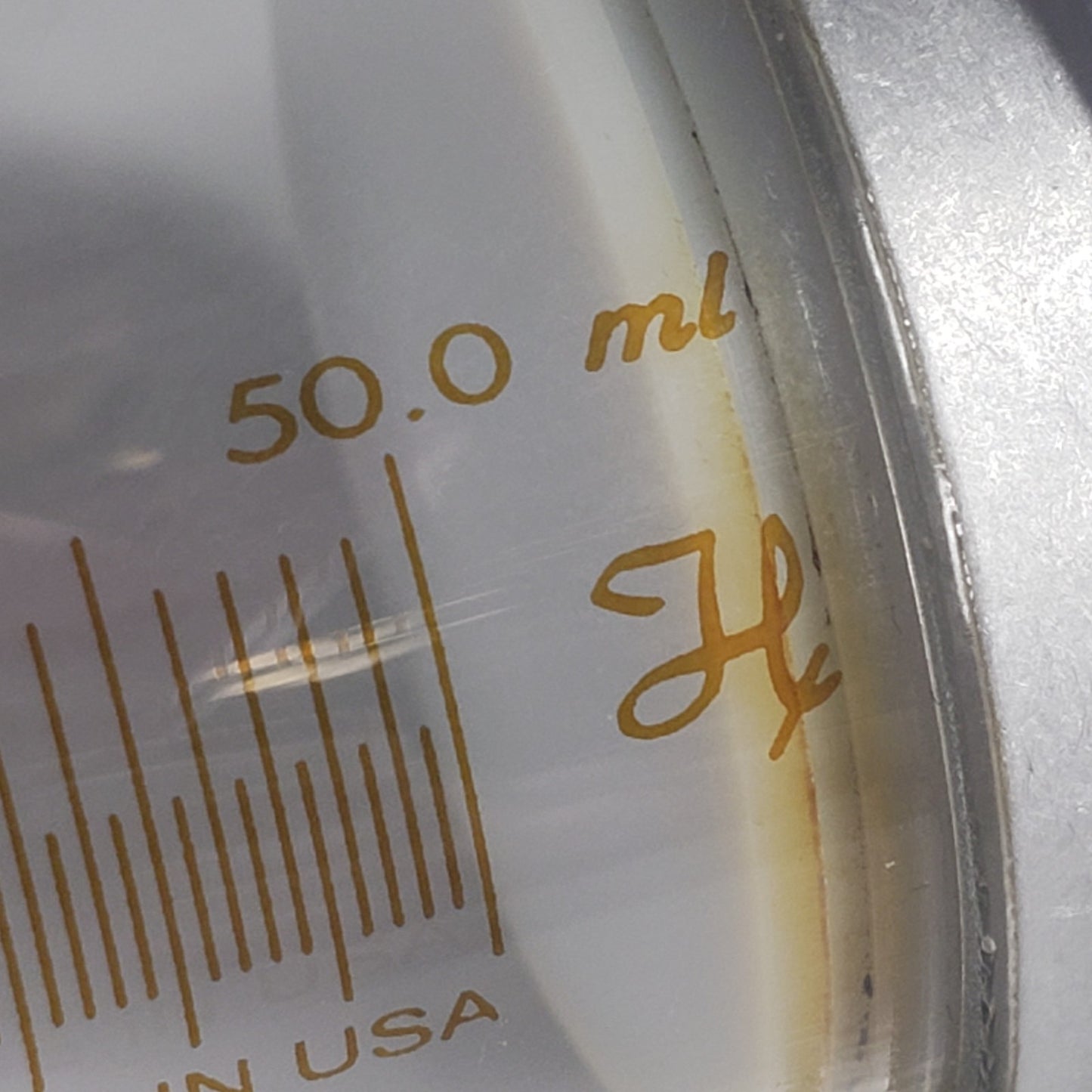 HAMILTON Gastight #1050 50.0ml Srng, Bad Luer Hub Tip