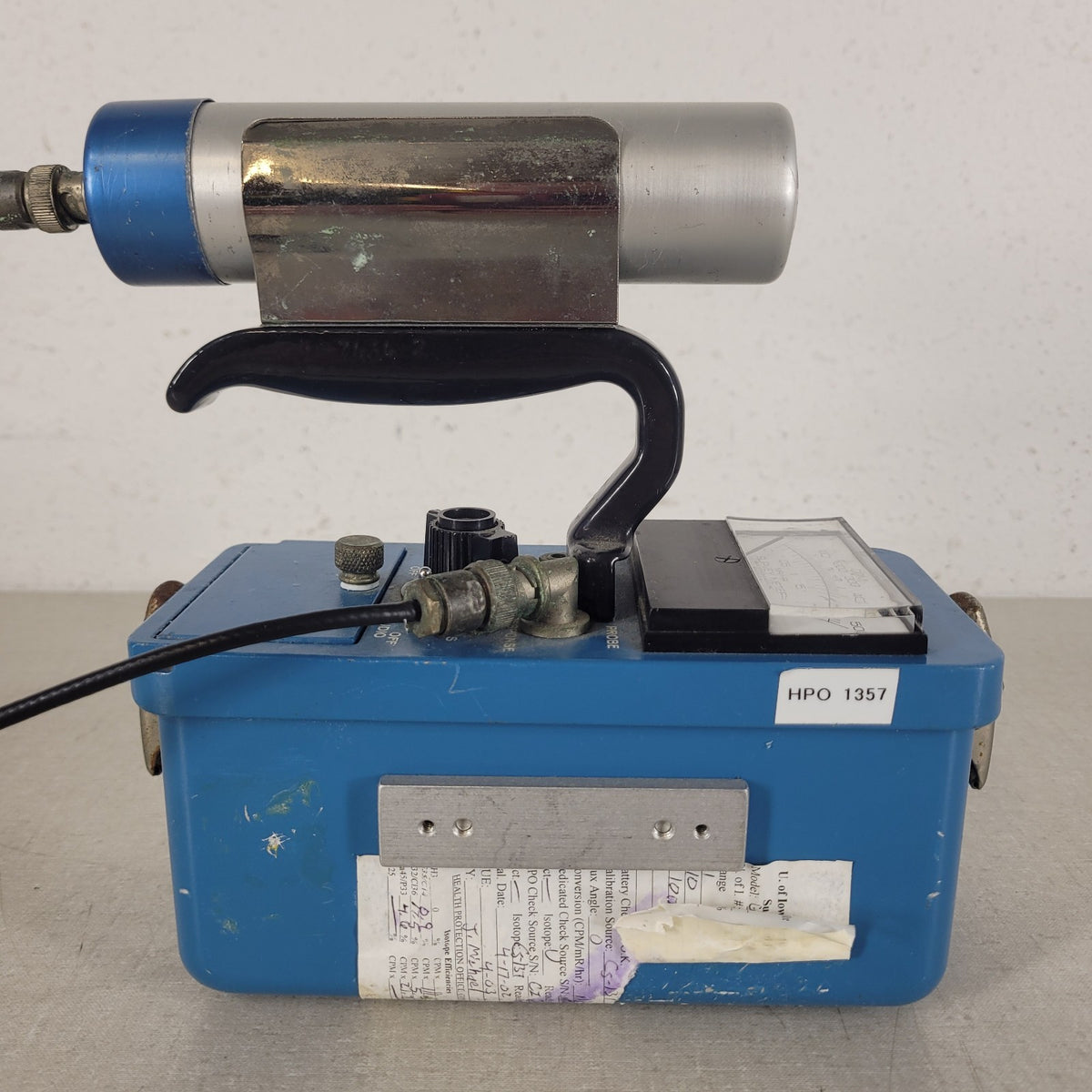 Wm B Johnson GSM-10S Geiger Counter Radiation Survey Meter End Window Probe