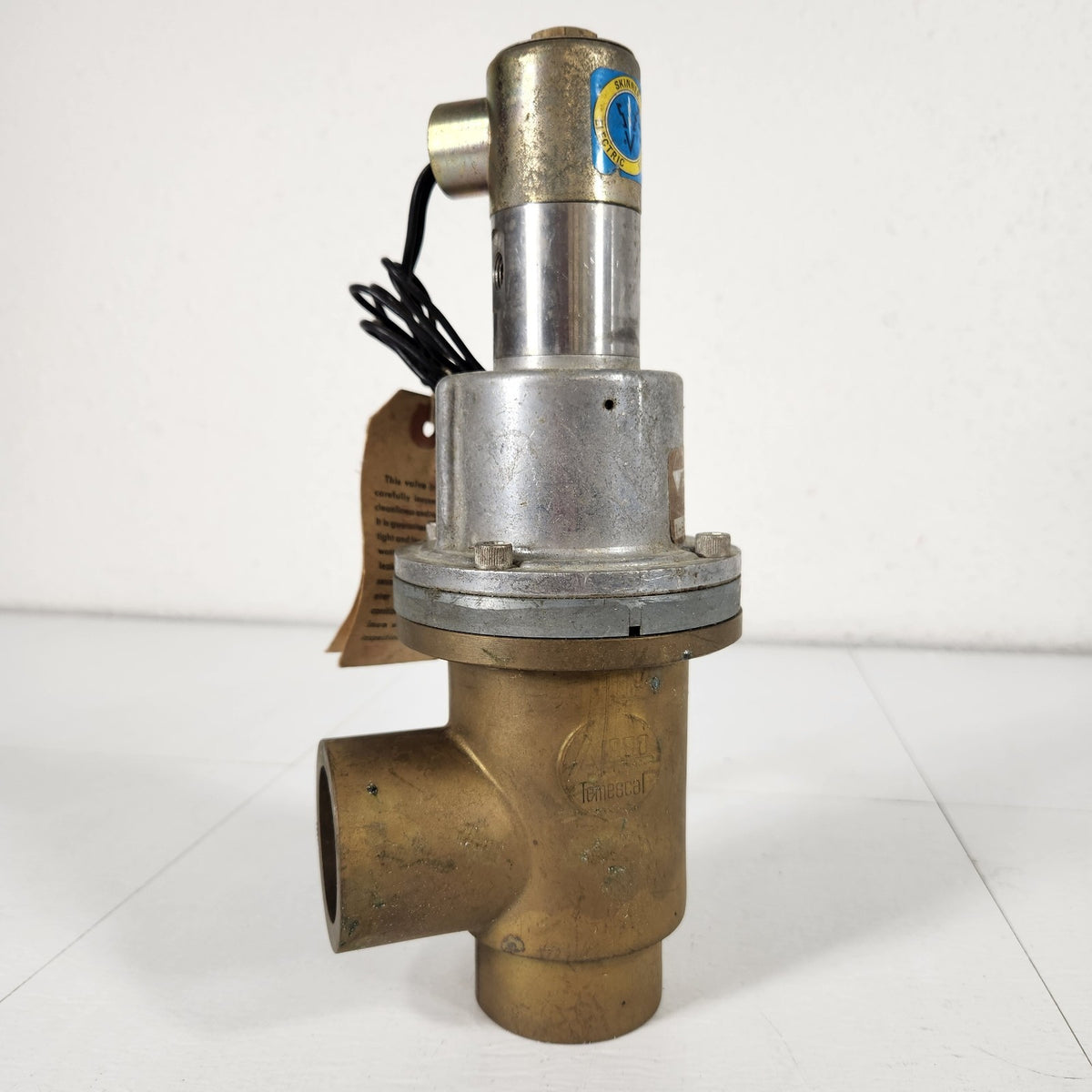 Airco Temescal 1130 1-5/8" Solder Vacuum Valve Pneumatic Skinner Solenoid