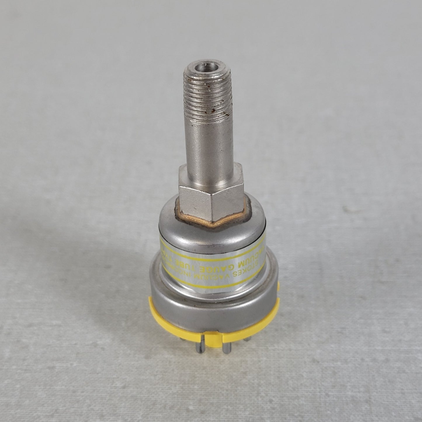 Stokes MB-3M Thermocouple Vacuum Guage Tube 1/8" Threaded NPT w/ 8 Pin Connector