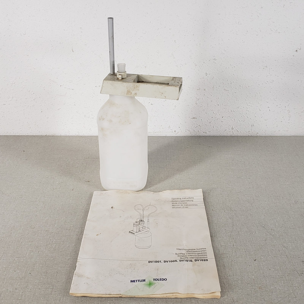 Mettler Toledo 23645 Burette Bottle Holder Stand DV1001 DV1005 DV1010 DV1020