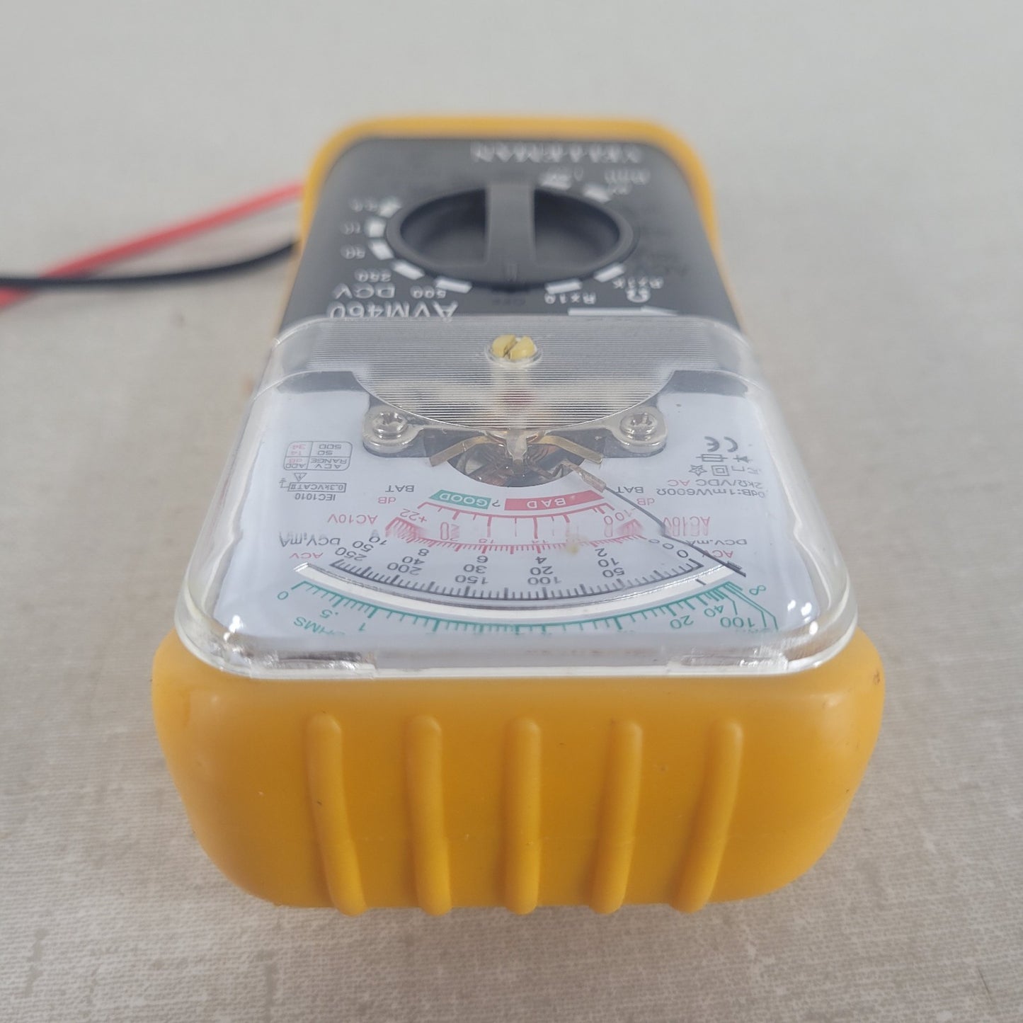Velleman AVM460 Analog Multimeter AC/DC Voltage Current Ohms w/ Test Leads
