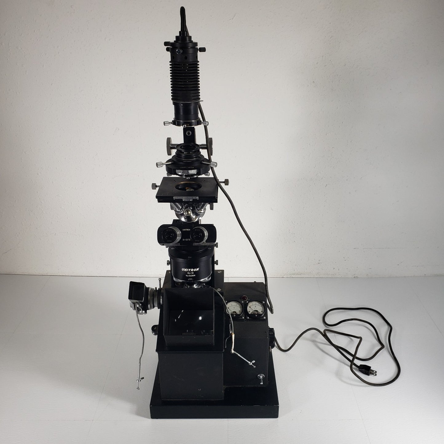 TESTED Vintage Unitron BU-13 Inverted Microscope BI-2272 10x-100x Objectives