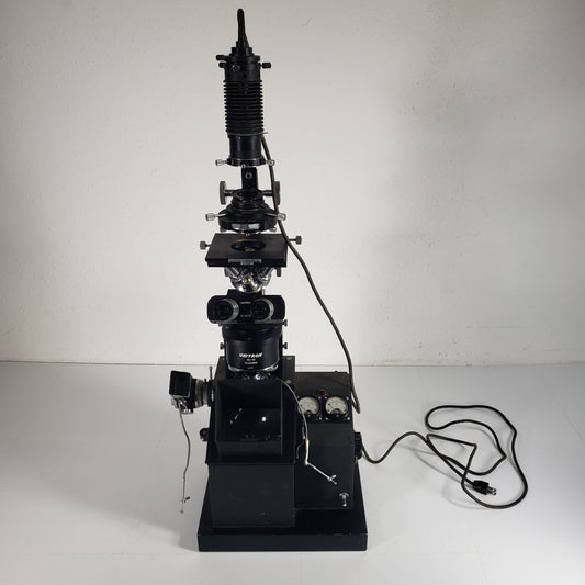 TESTED Vintage Unitron BU-13 Inverted Microscope BI-2272 10x-100x Objectives