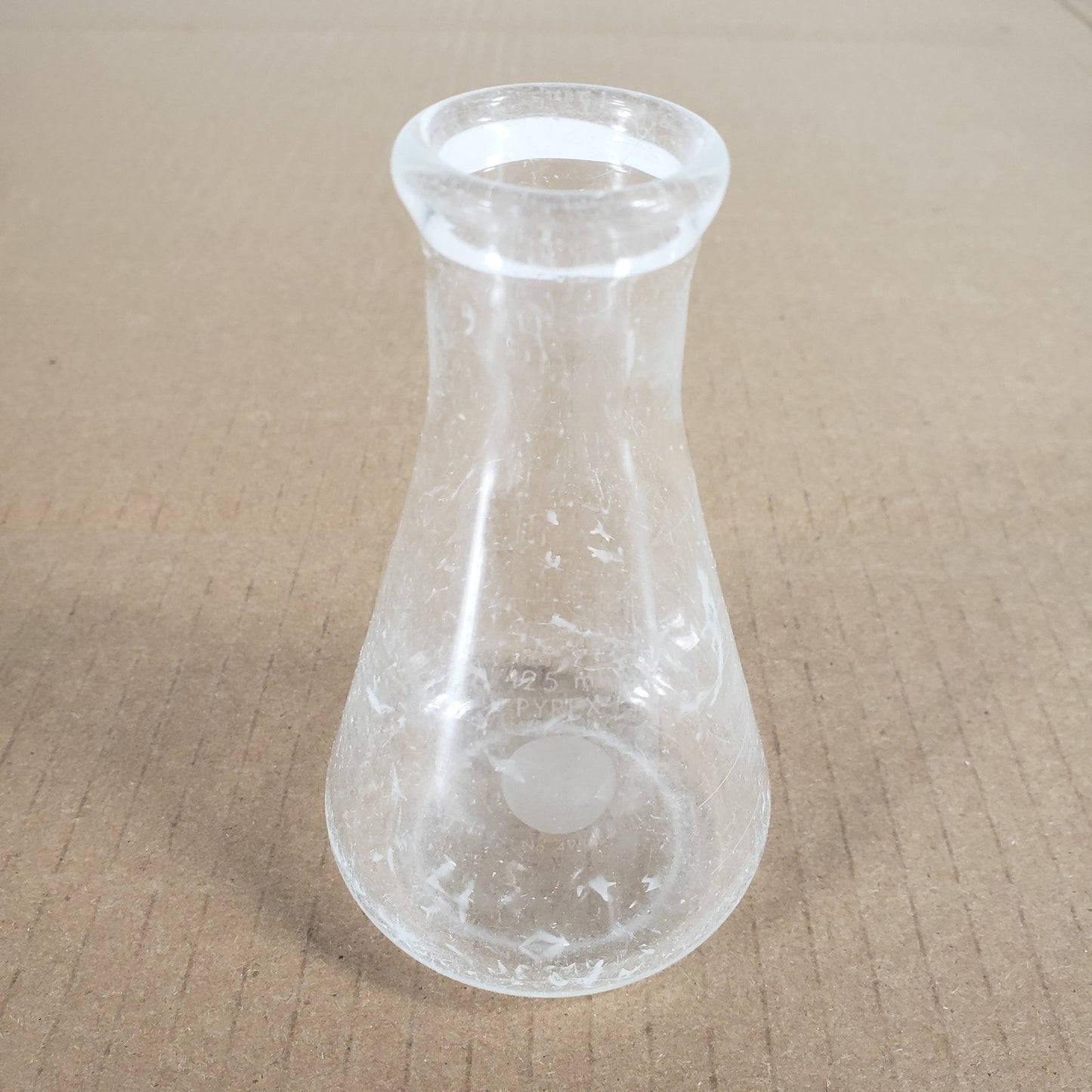 Lot Of 10 Valueware/Kimax/Pyrex 56650/26500/4980 125mL Erlenmeyer Flasks No. 6/5