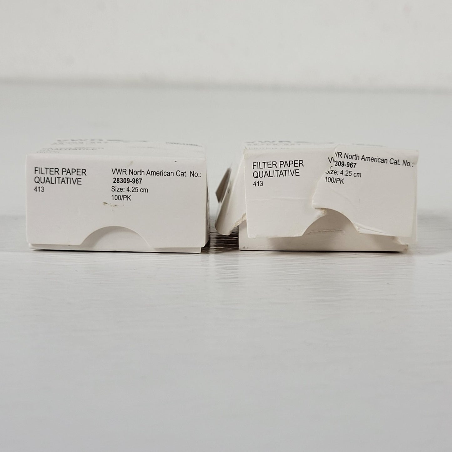 VWR 28309-967 42.5mm Diameter Qualitative Filter Paper, Two Partial 100-Packs