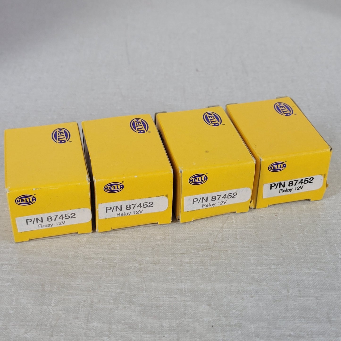 Lot of 4 Hella 87452 12V Automotive Plug-In Relays 20/40A w/ Diode