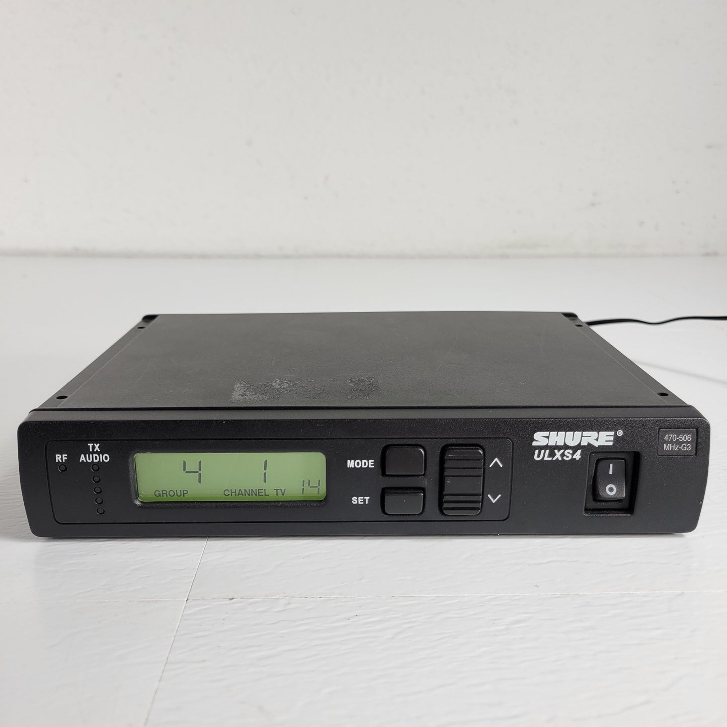 SHURE Wireless Controller ULXS4 G3 470-506MHz, No Antenna or Power Supply