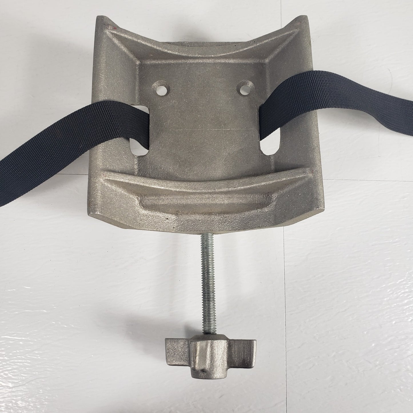 Industrial Gas Cylinder Bench Mount Bracket Clamp Holder Single Tank Rack