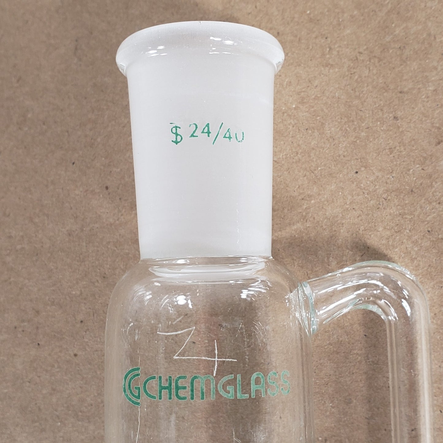 Chemglass CG-1710-02 Graduated pressure equalizing addition funnel 125mL 24/40
