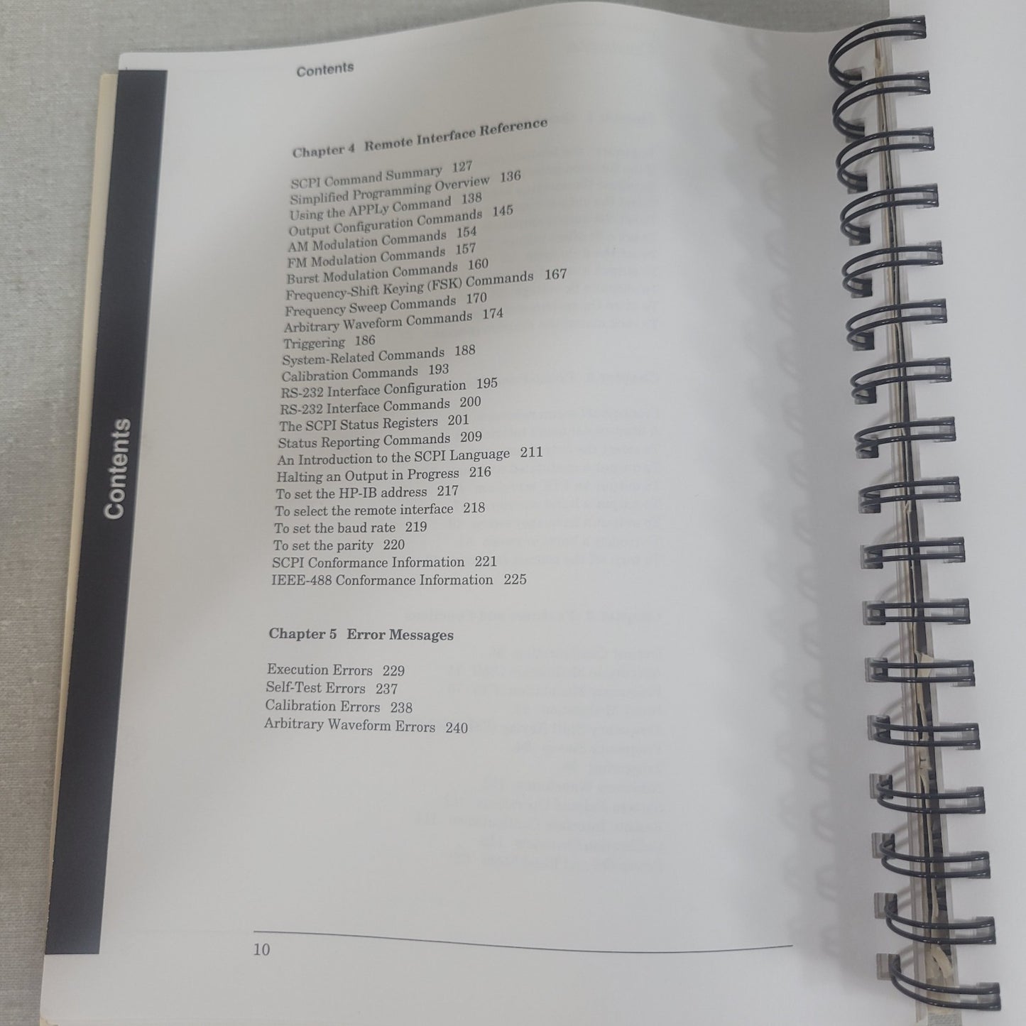 HP 33120-90003 33120A Function Arbitrary Waveform Generator User's Guide Manual