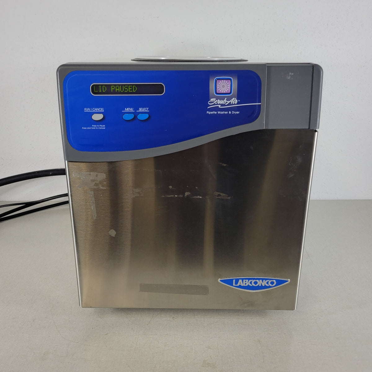 Labconco 4612021 ScrubAir Heated Pipette Washer Dryer 115V Missing Cover