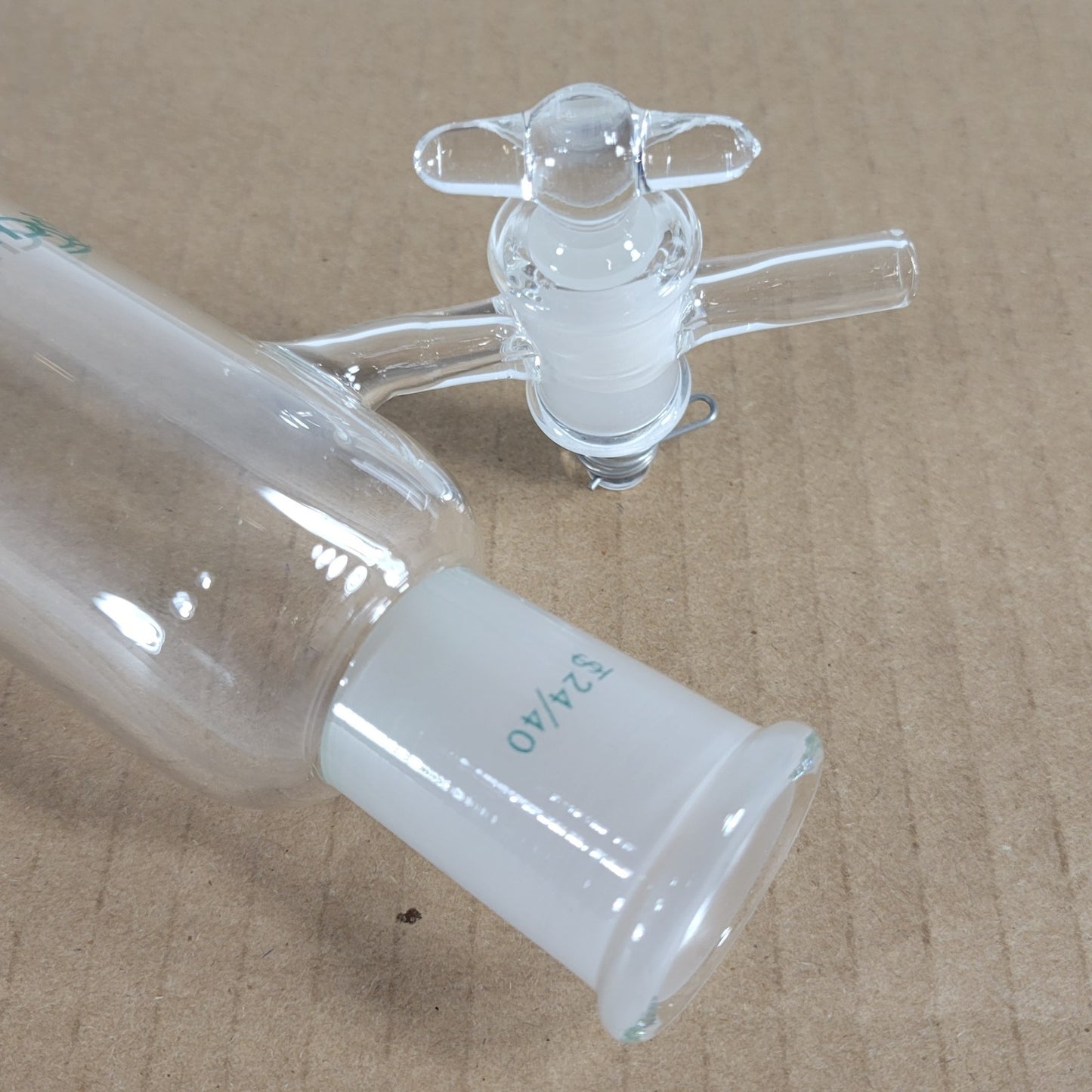 Chemglass AF-0537-04 250mL CN-24/40 Airfree Schlenk Reaction Tube 43 Stopcock