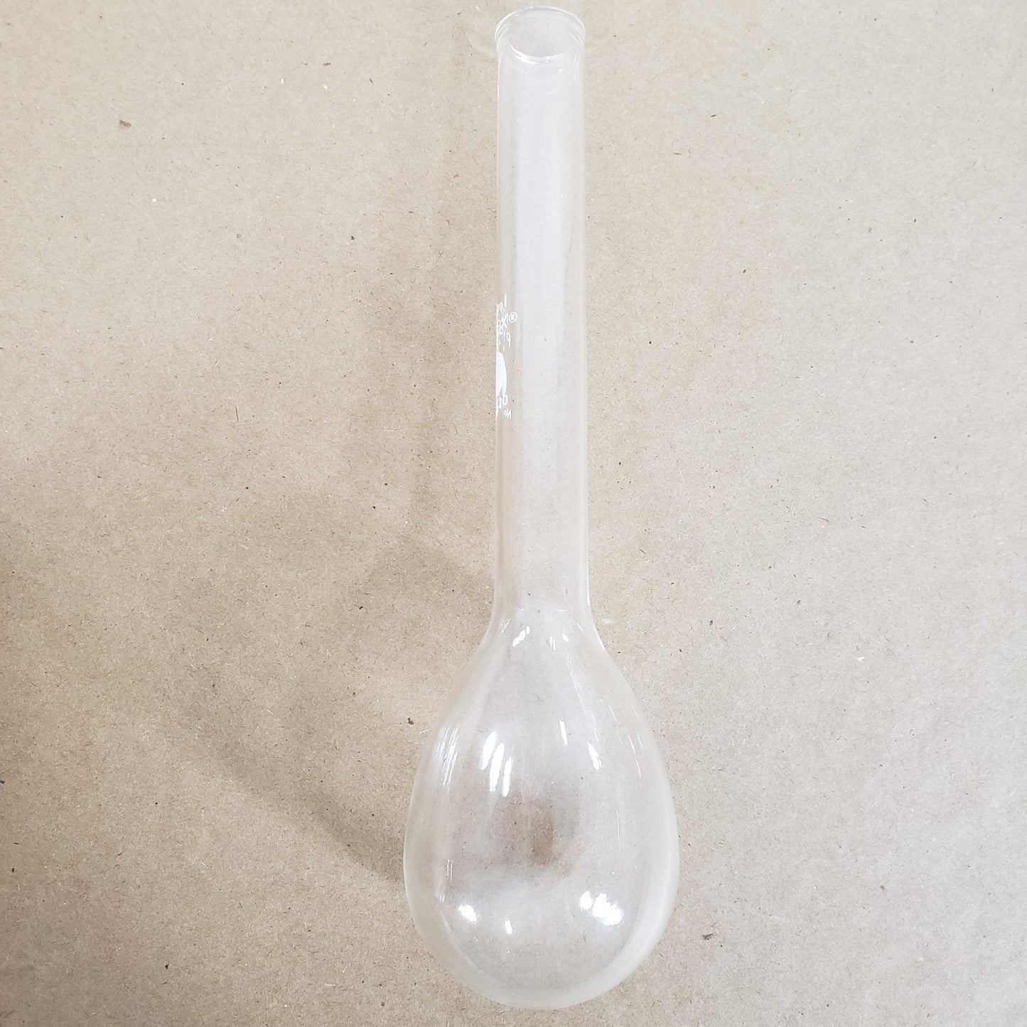 Lot of 4 Corning 5420-100 PYREX 100mL Long Neck Kjeldahl Flasks Round Bottom