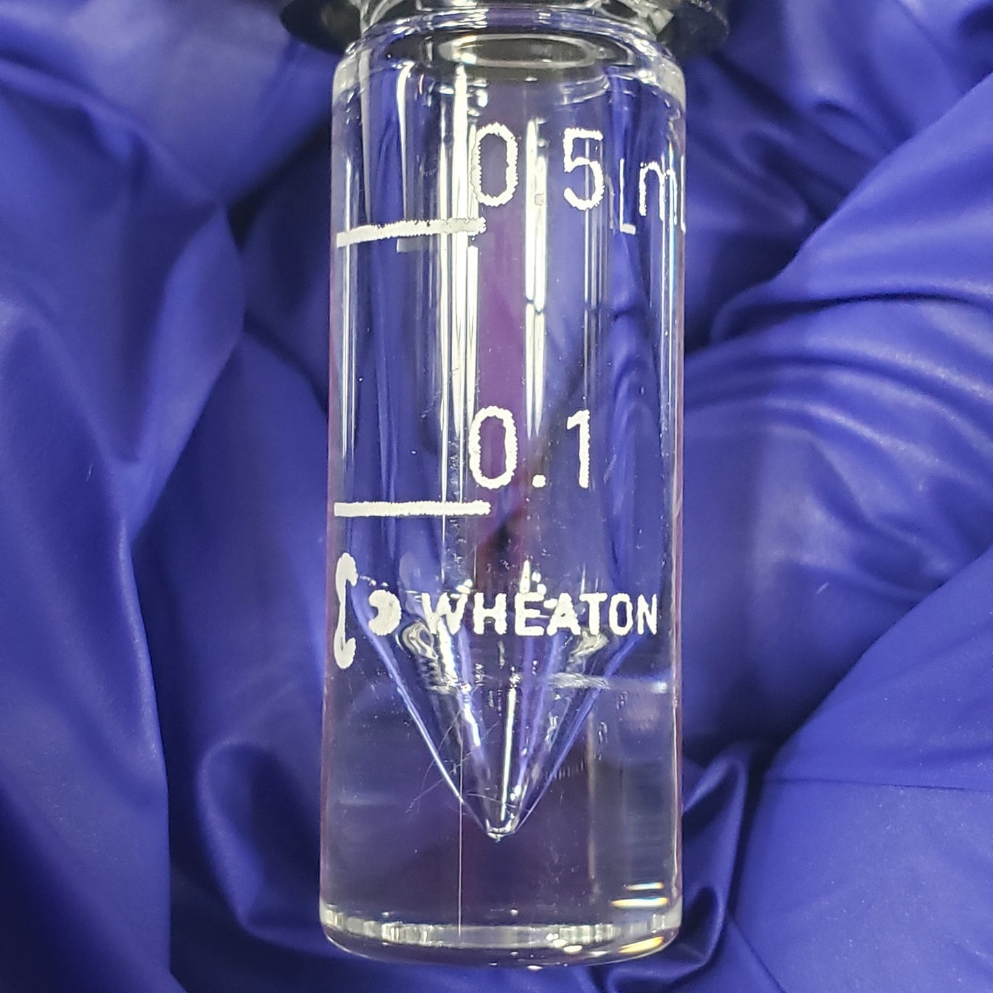 WHEATON W986294NG 1mL Graduated Clear V-Vials Screw Cap 13-425 Lot of 10