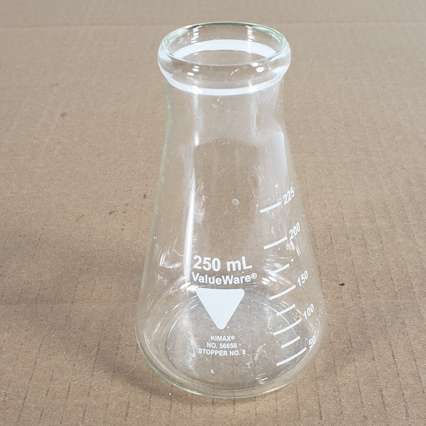 Lot of 14 Valueware/Pyrex 56650/26501/5100/4980 250mL Erlenmeyer Flasks