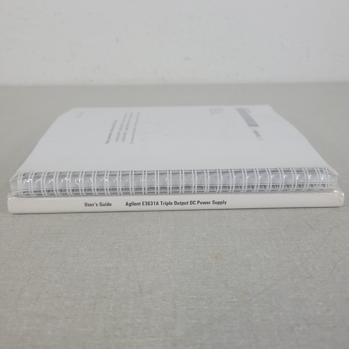 HP Agilent E3631A Triple Output DC Power Supply User Service Manual E3631-90100