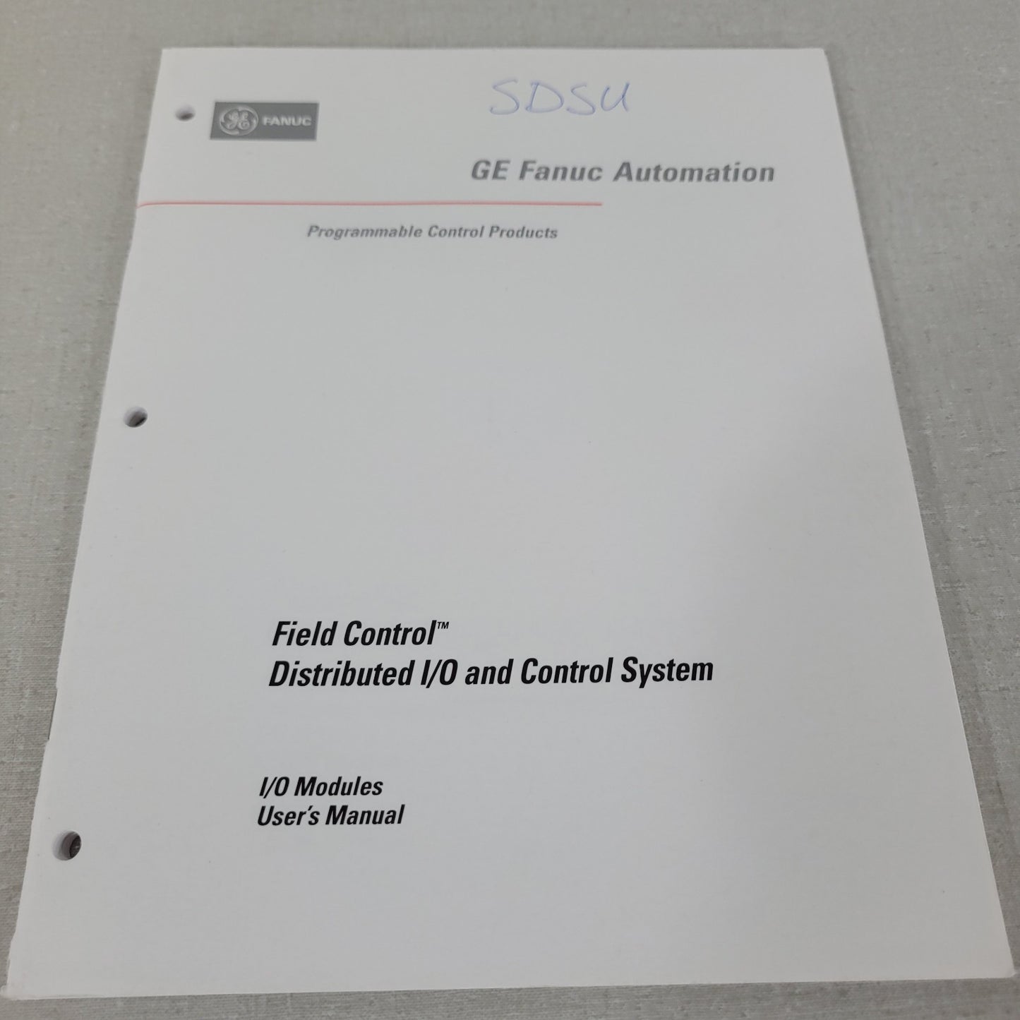 GE Fanuc GFK-0826 Field Control Distributed I/O Modules User Manual PLC Original