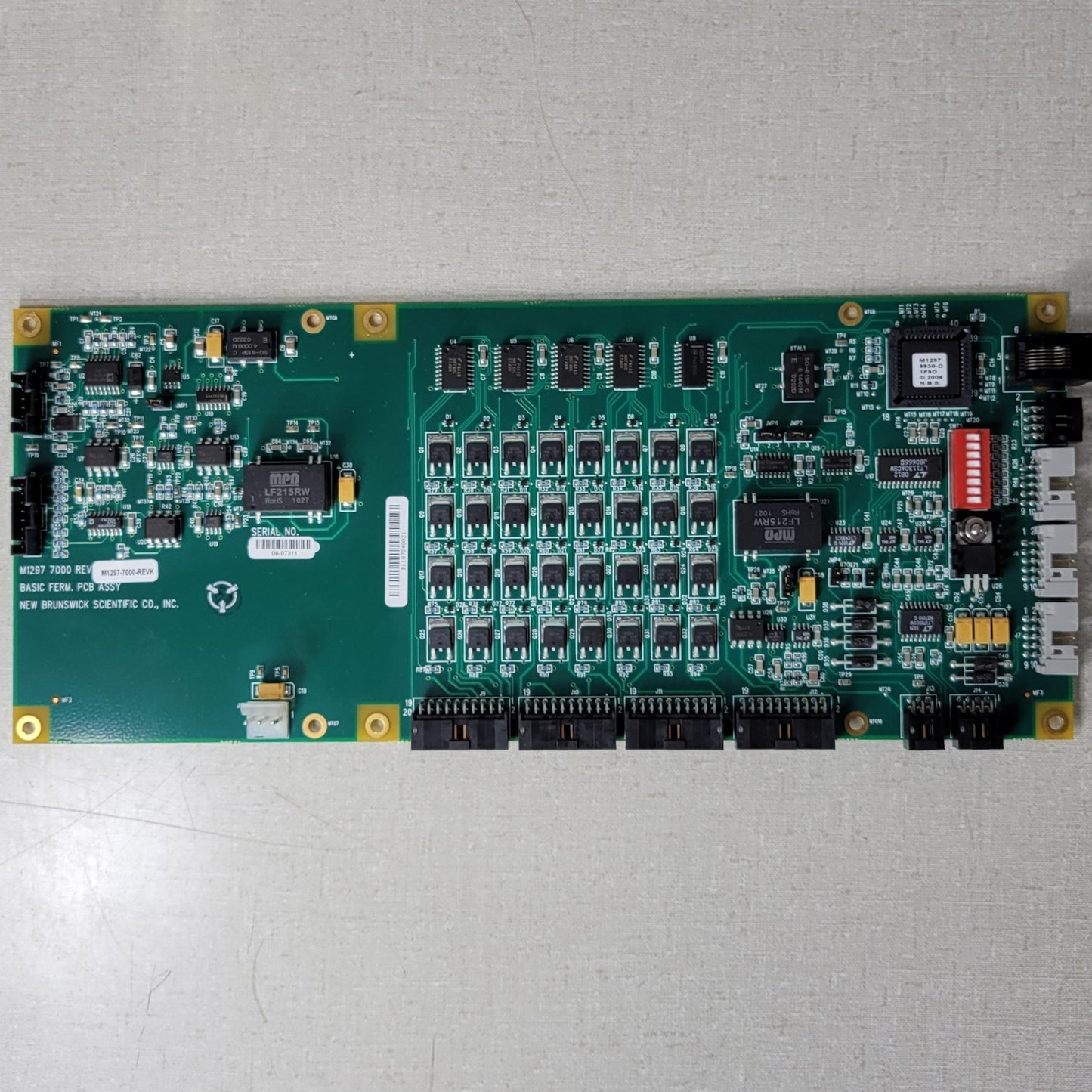 New Brunswick M1297-7000 Rev K Control Board for BioFlo/CelliGen Bioreactor