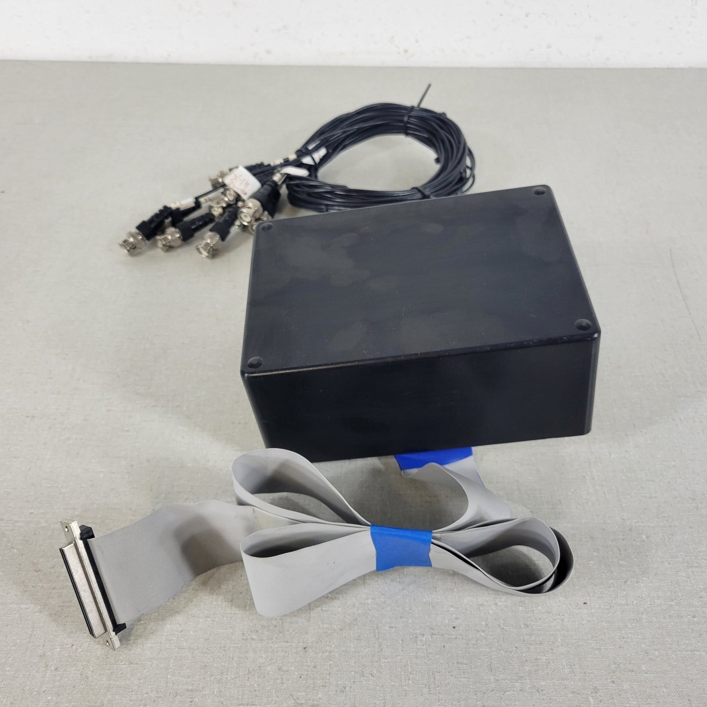 National Instrument CB-68LP Board Interface Box w/182482A-01 Ribbon & BNC Cables