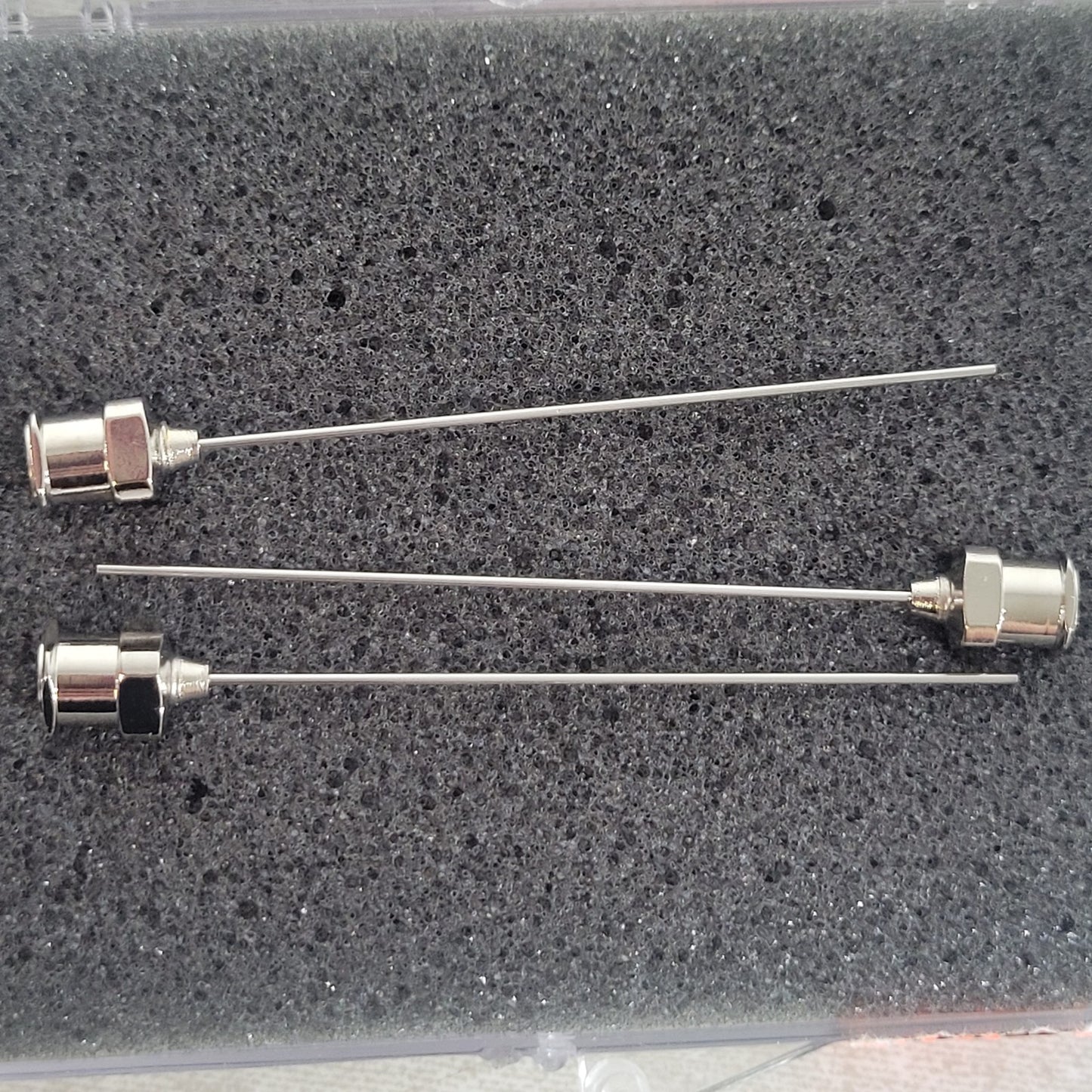 Lot 3 Hamilton 91022 N722 22ga 2in Blunt Metal Hub Luer Lock Ndl
