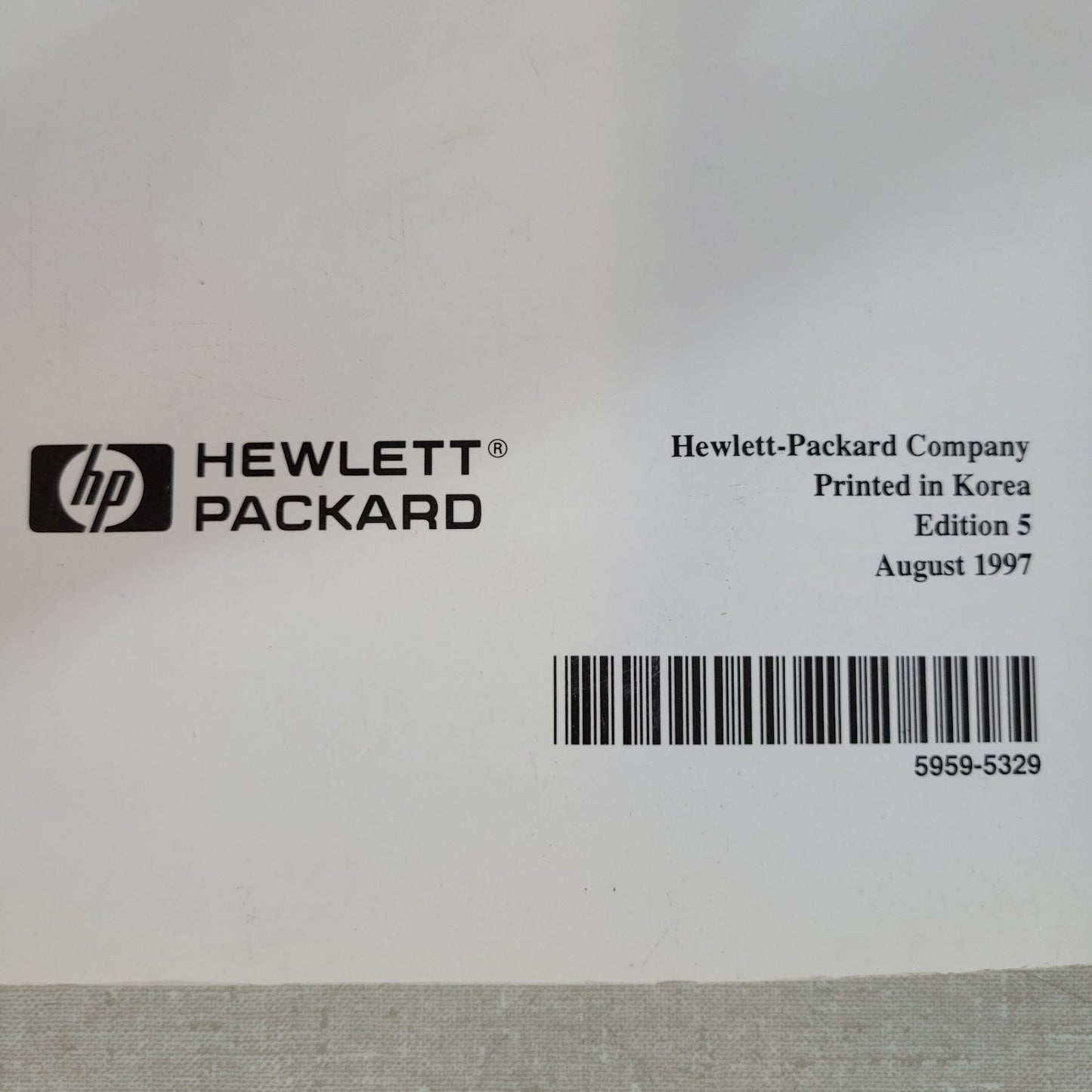 HP Agilent E3630A Triple Output DC Power Supply Manual 5959-5329 1993