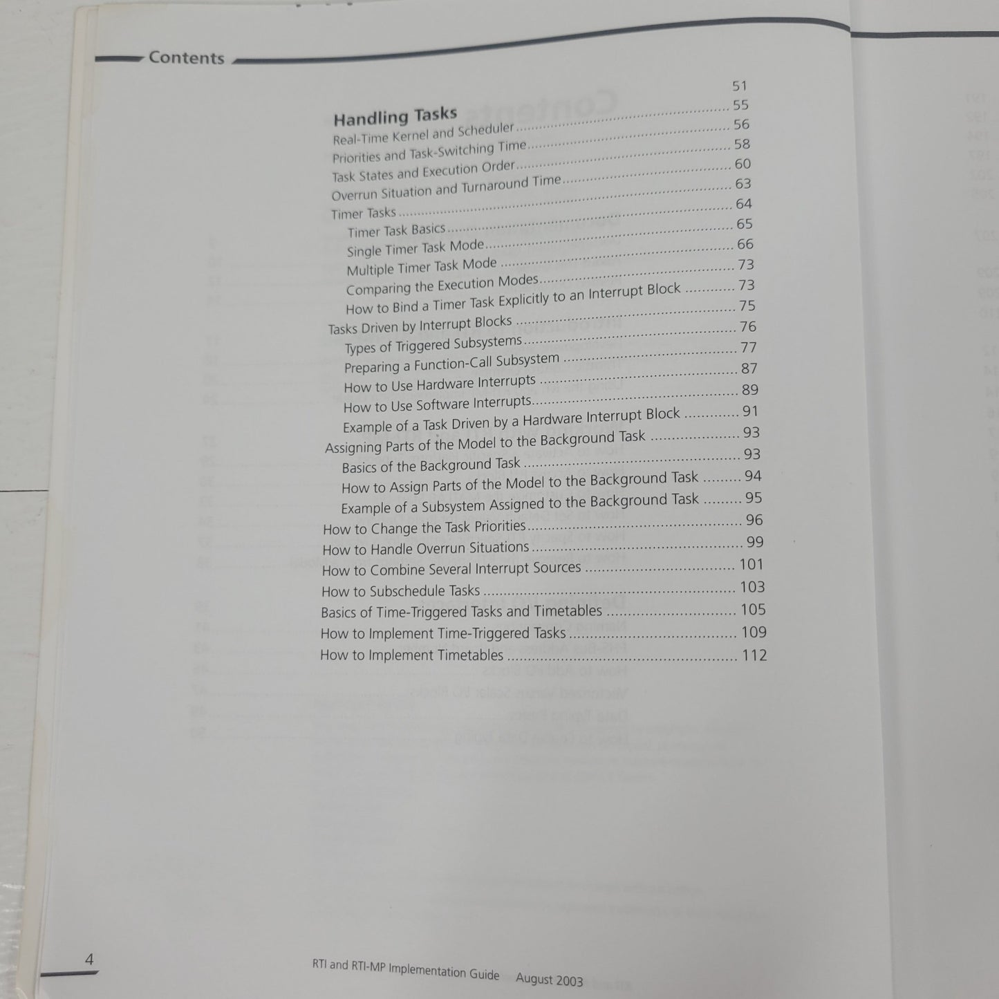 dSPACE RTI RTI-MP Real-Time Interface Implementation Guide Release 4.0 2003