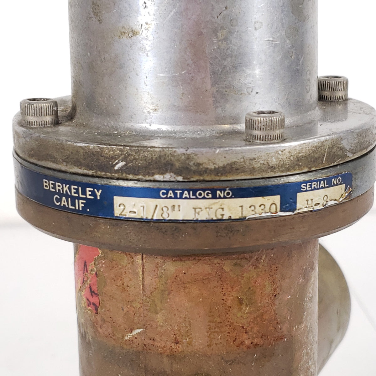Airco Temescal 1330 Pneumatic High Vacuum Valve 2.75" DN35CF w/ Solenoid