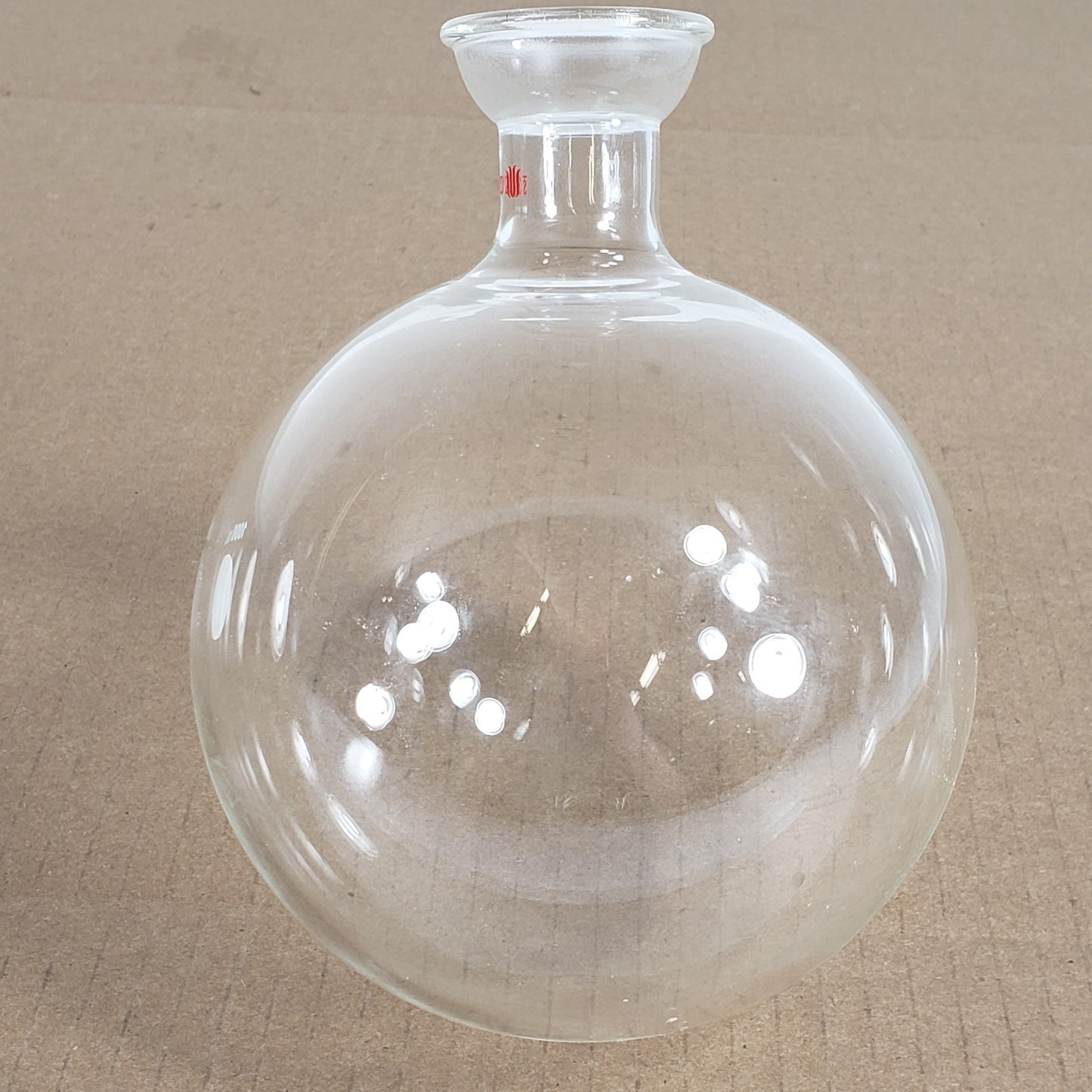 Synthware F527000 1000mL Single Neck Round Bottom Flask 35/20 Round Joint
