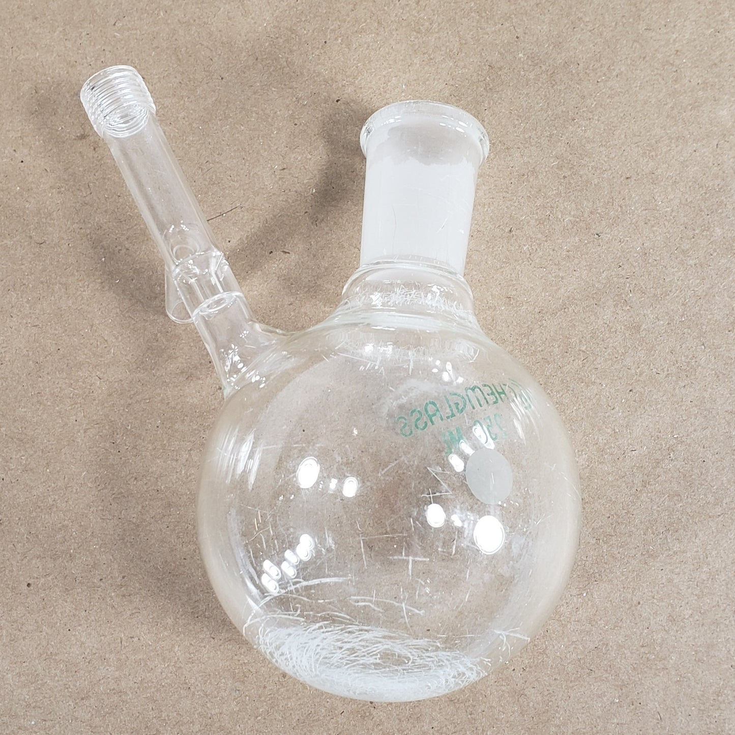 Lot of 3 Chemglass AF-0529-04/02 250/100mL Round Bottom Flasks CN 24/40 14/20
