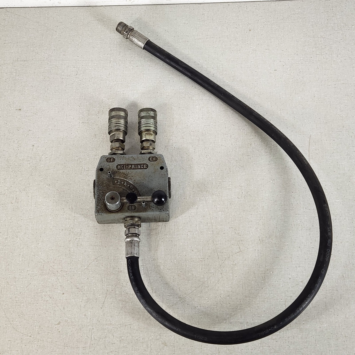 HCI-PRINCE C-503 Hydraulic Flow Control Valve CF EF 3/8in Hose UNTESTED