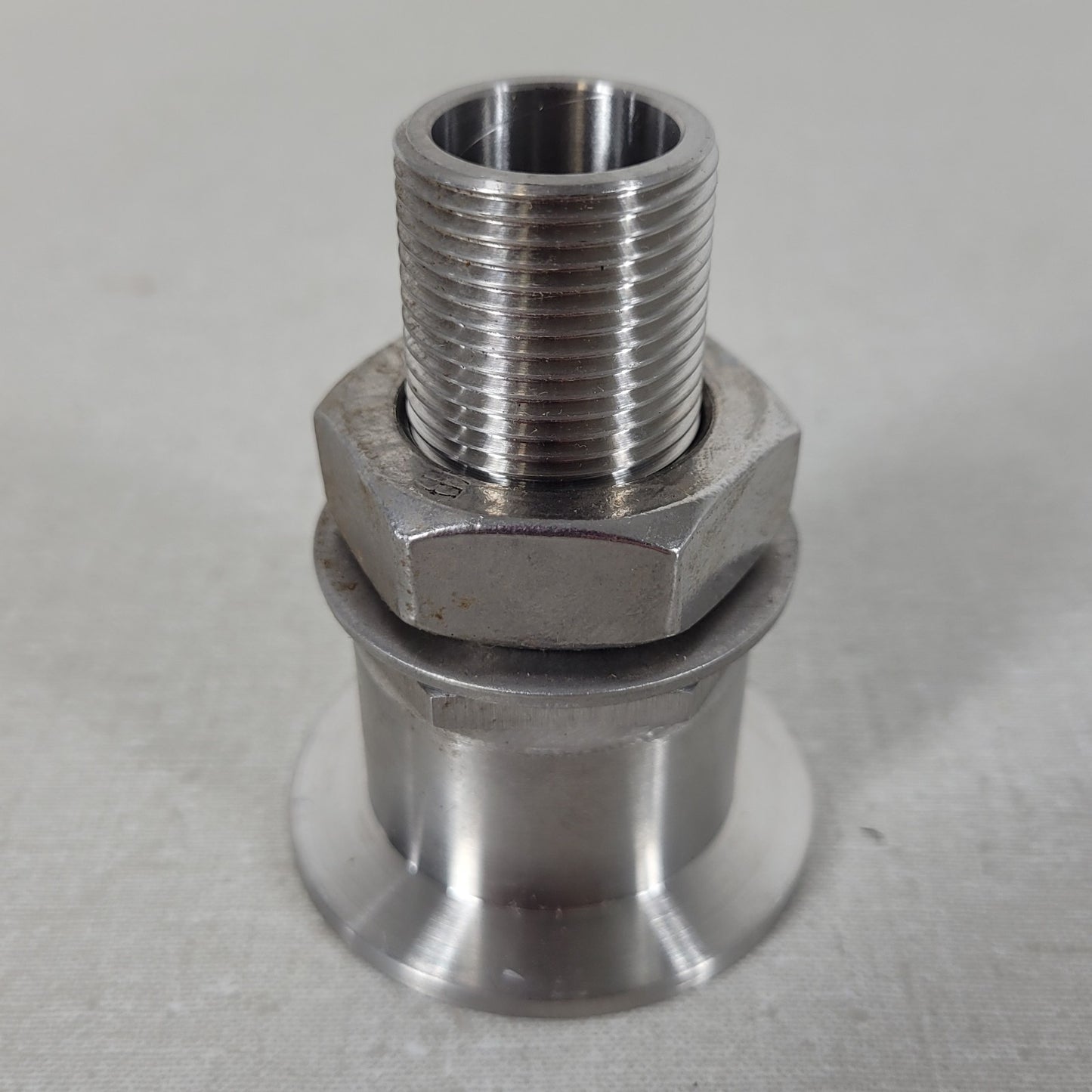 KF40 NW40 QF40 to 3/4"-14 Straight Male Thread Stainless Vacuum Adapter