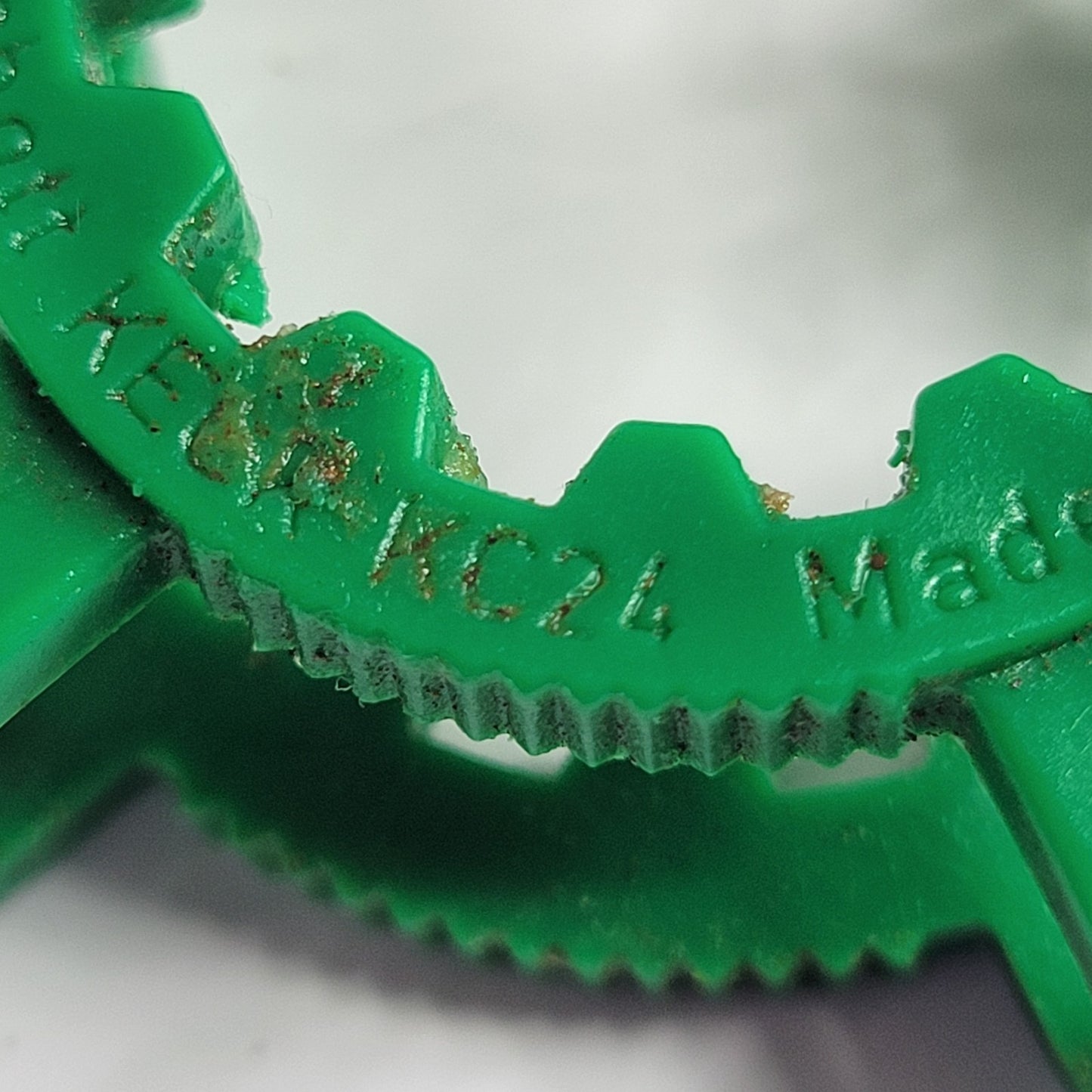 Pack 7 Schott DURAN KECK KC24 Green Clips 24/29 Conical Joints