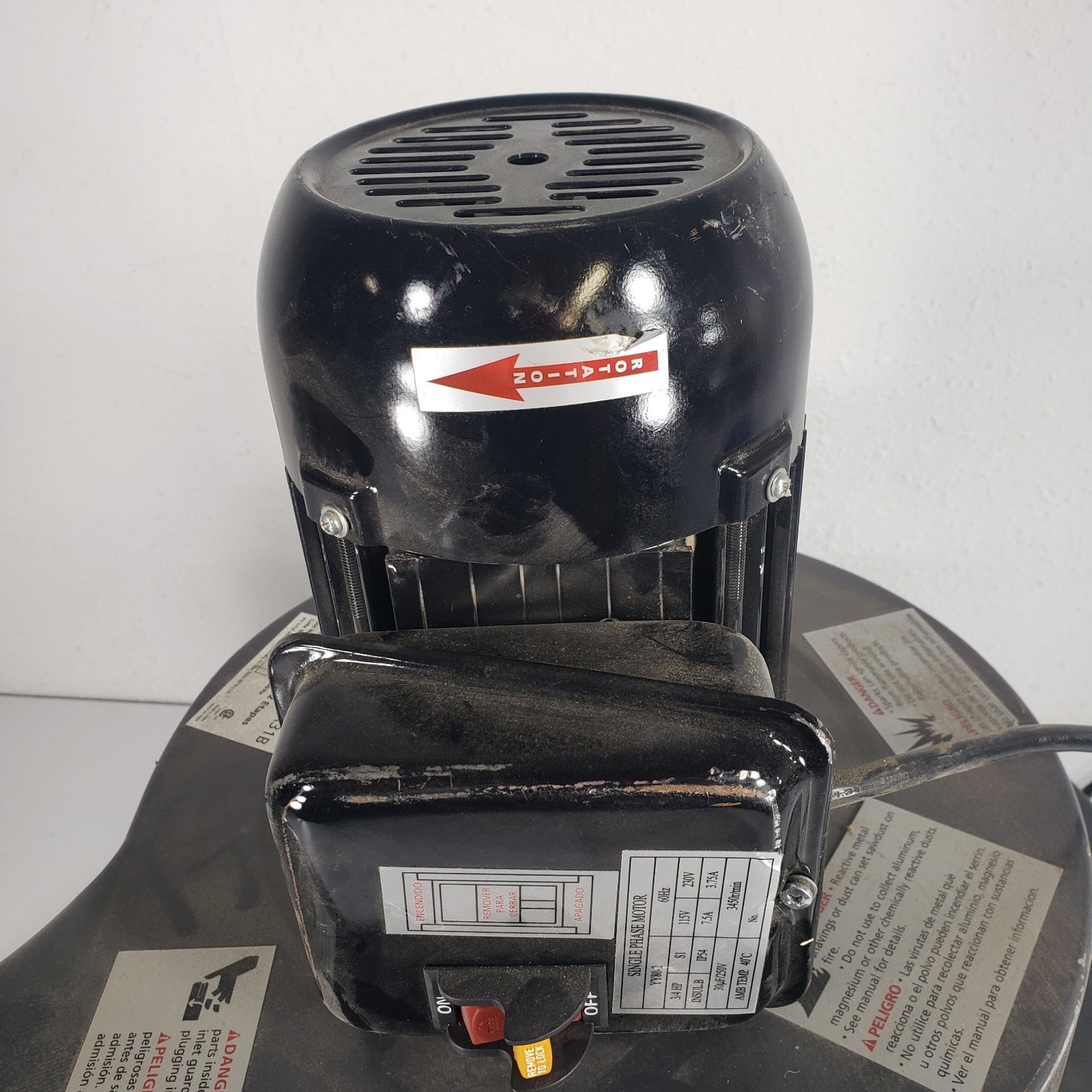 Dayton 3AA31B 2-Stage Dust Collector 3/4HP 600 CFM 115/230V Manual