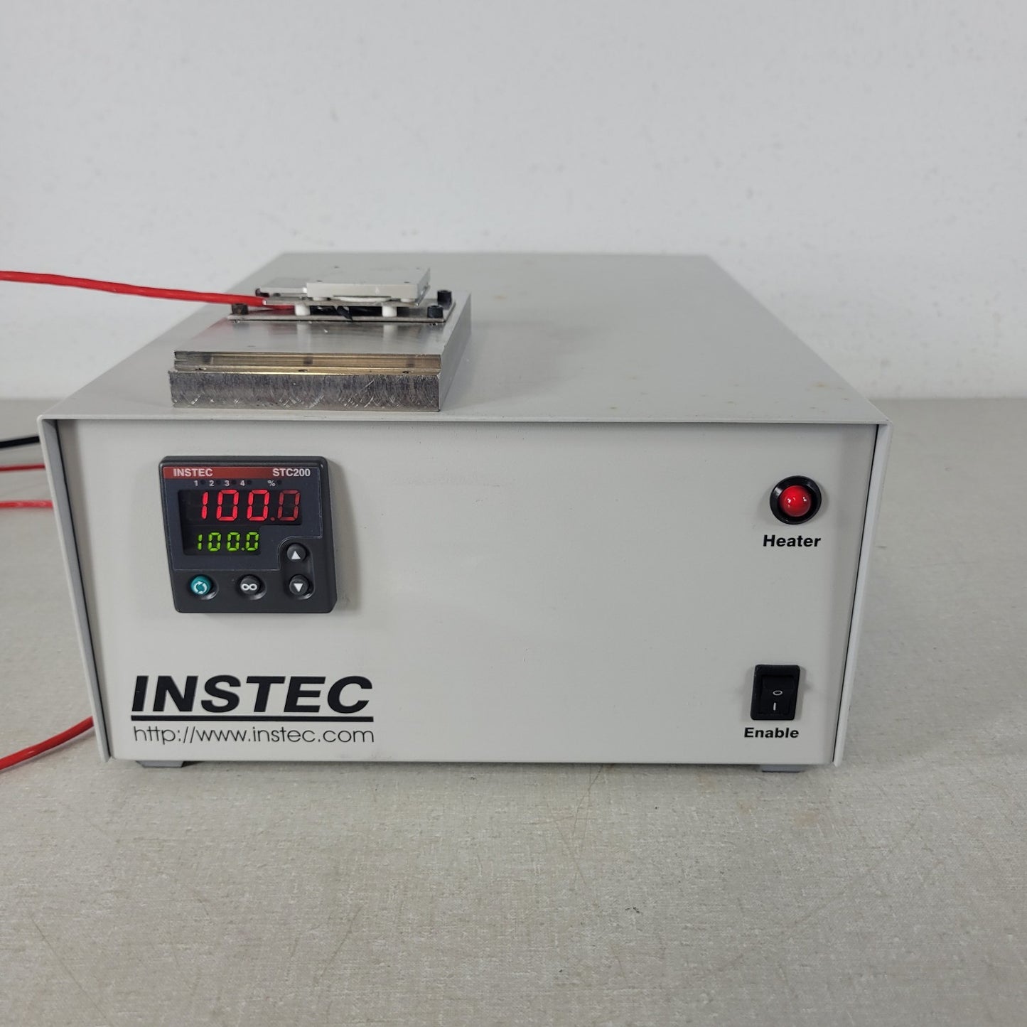 Tested Works Instec STC200 PID Lab Temperature Controller w/ Heated Stage