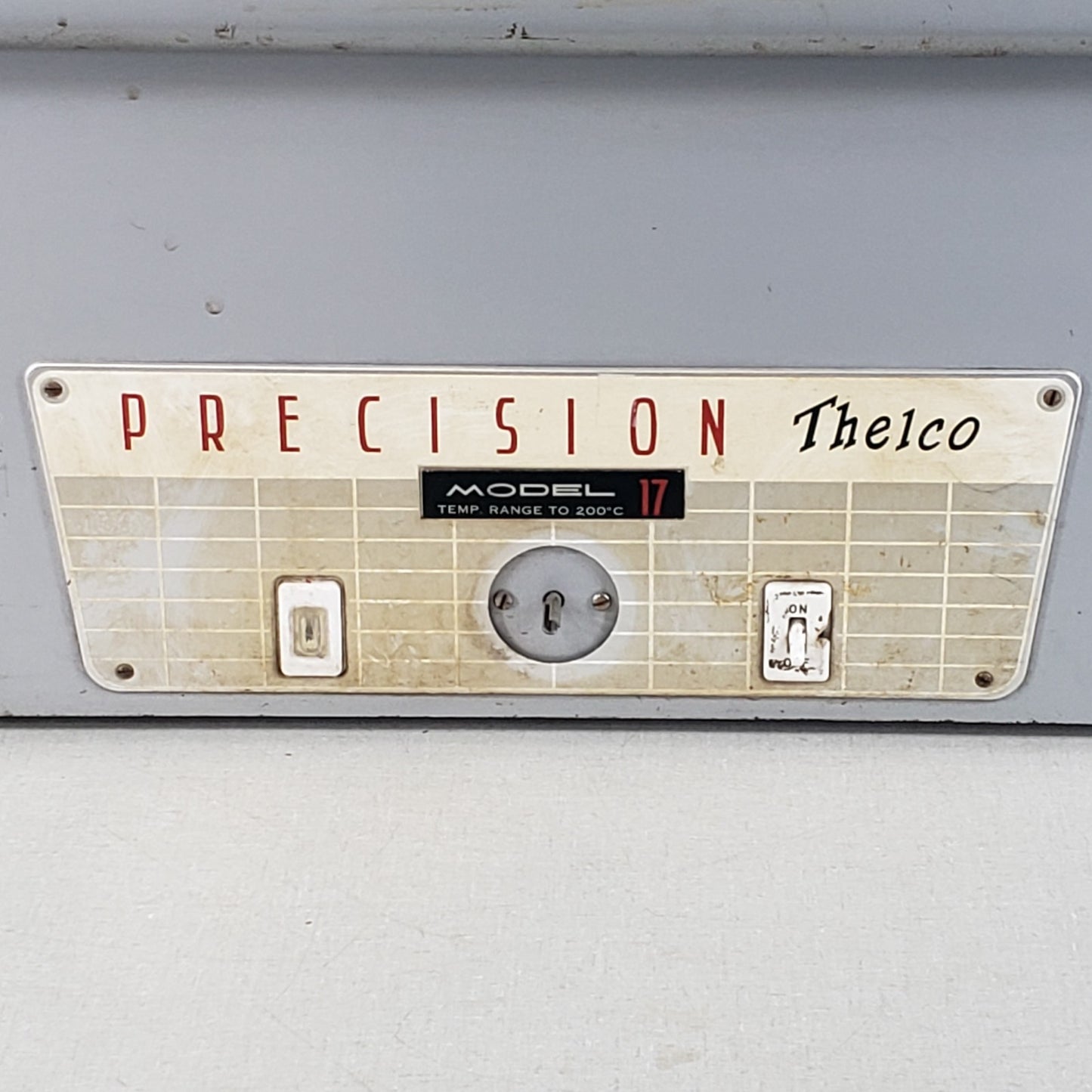 TESTED Precision Scientific Thelco Model 17 Incubator Oven Temp Range to 200°C