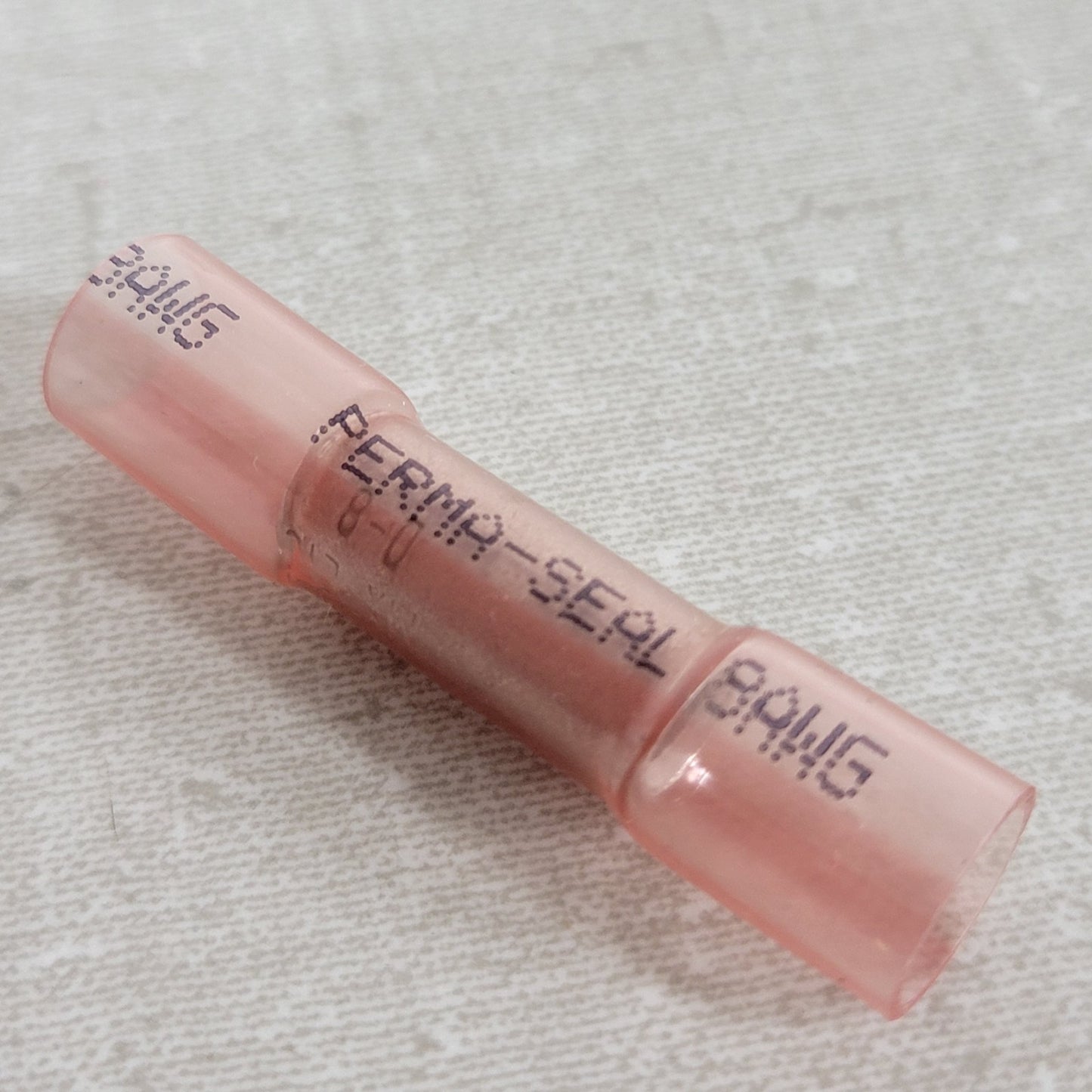 Lot 25 Molex 19164-0079 Perma-Seal 8 AWG Heat Shrink Butt Splice Red