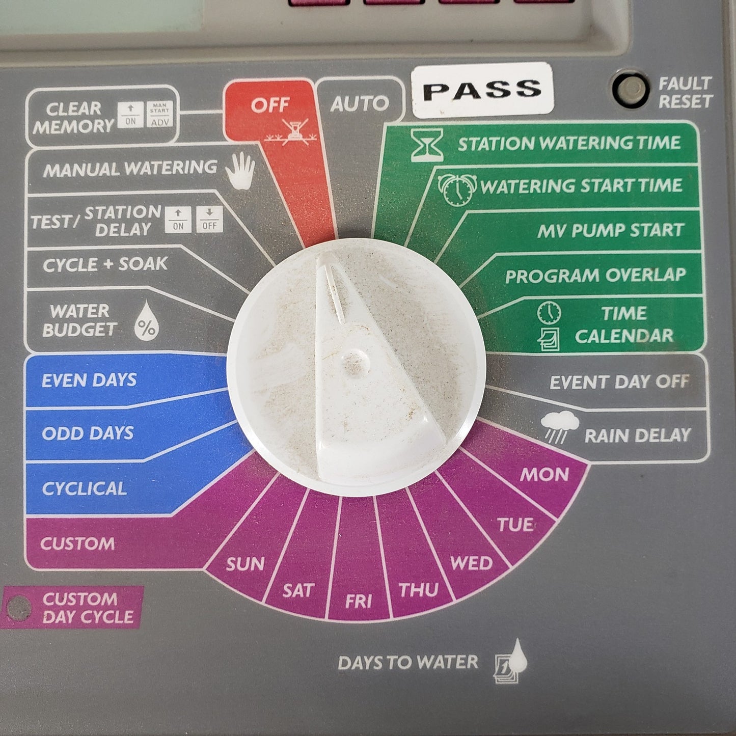 RAINBIRD ESP24MC 631183A Irrigation System Controller Panel with Cycle + Soak